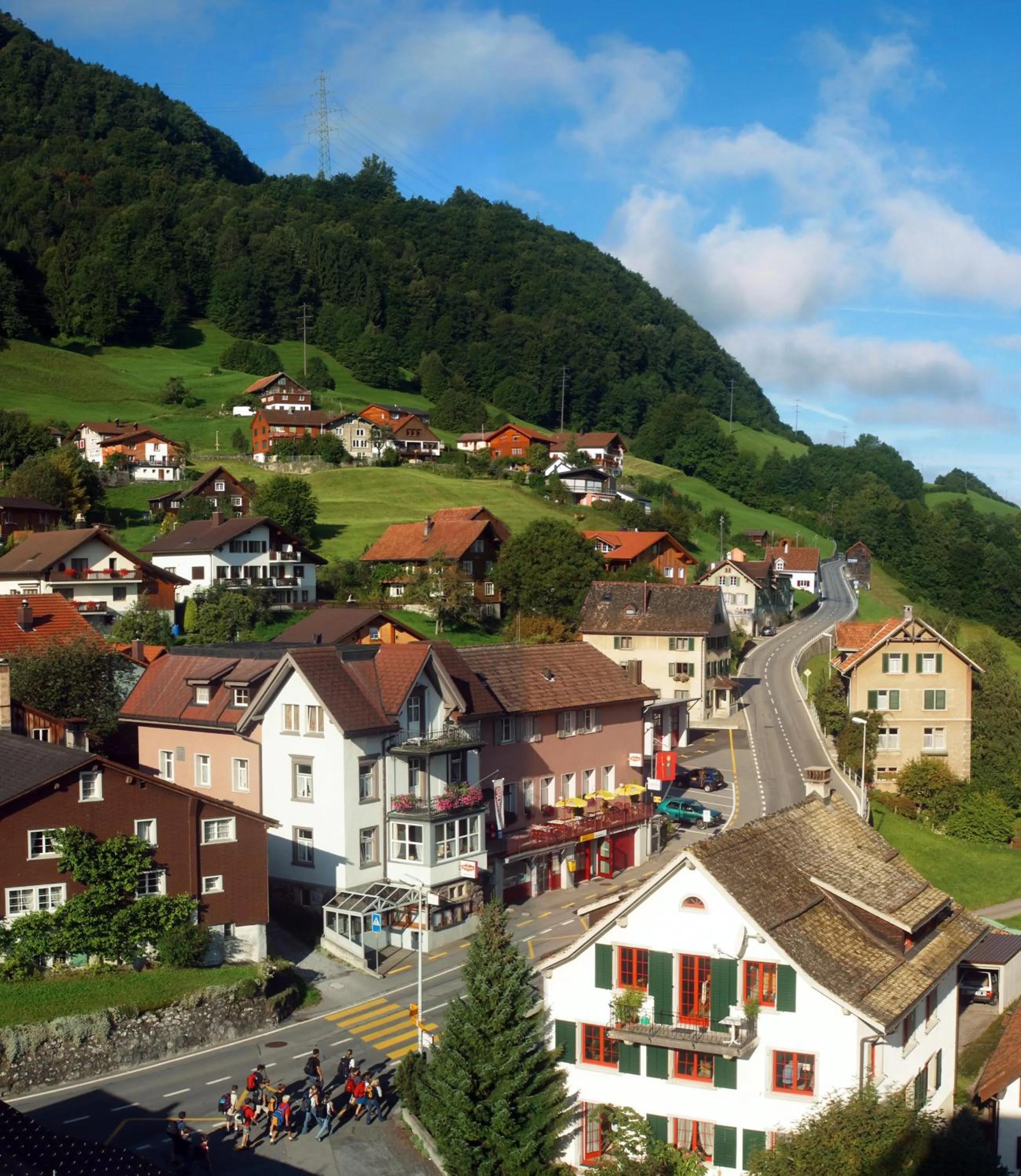 Bird's-eye View in Hotel Restaurant Sternen
