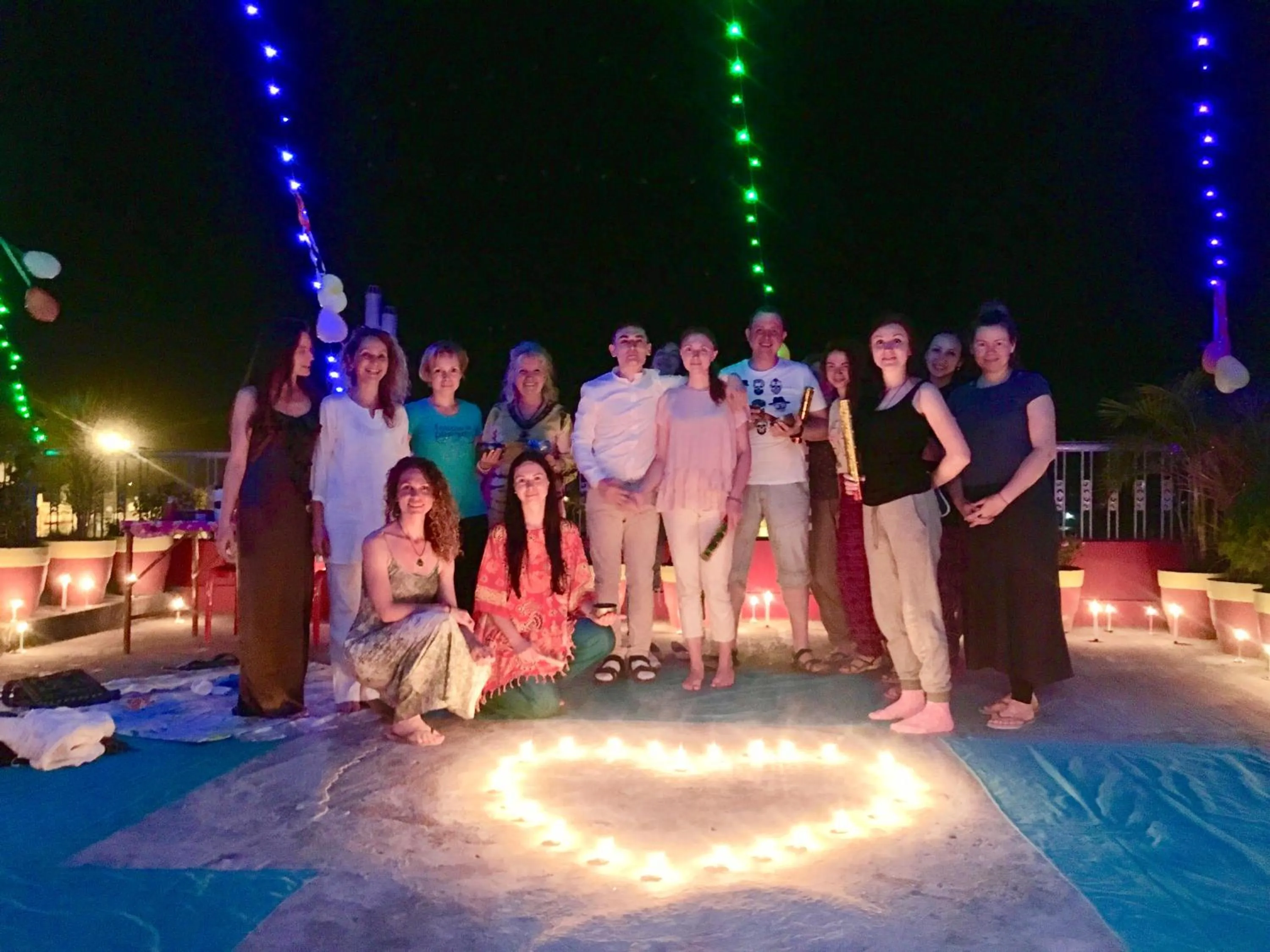 group of guests in Kundanbazar Guest House