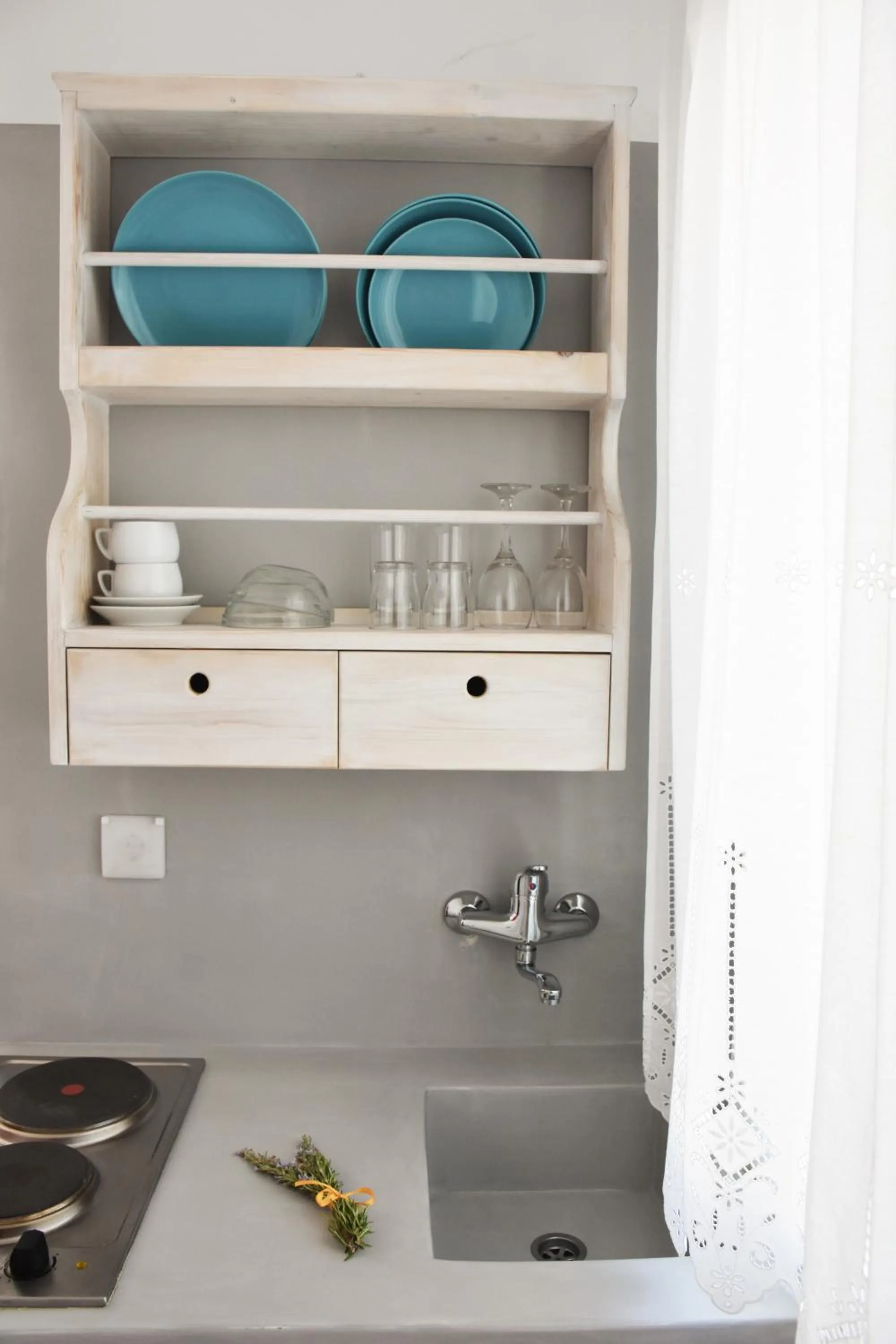 Kitchen or kitchenette in Bungalows Marina