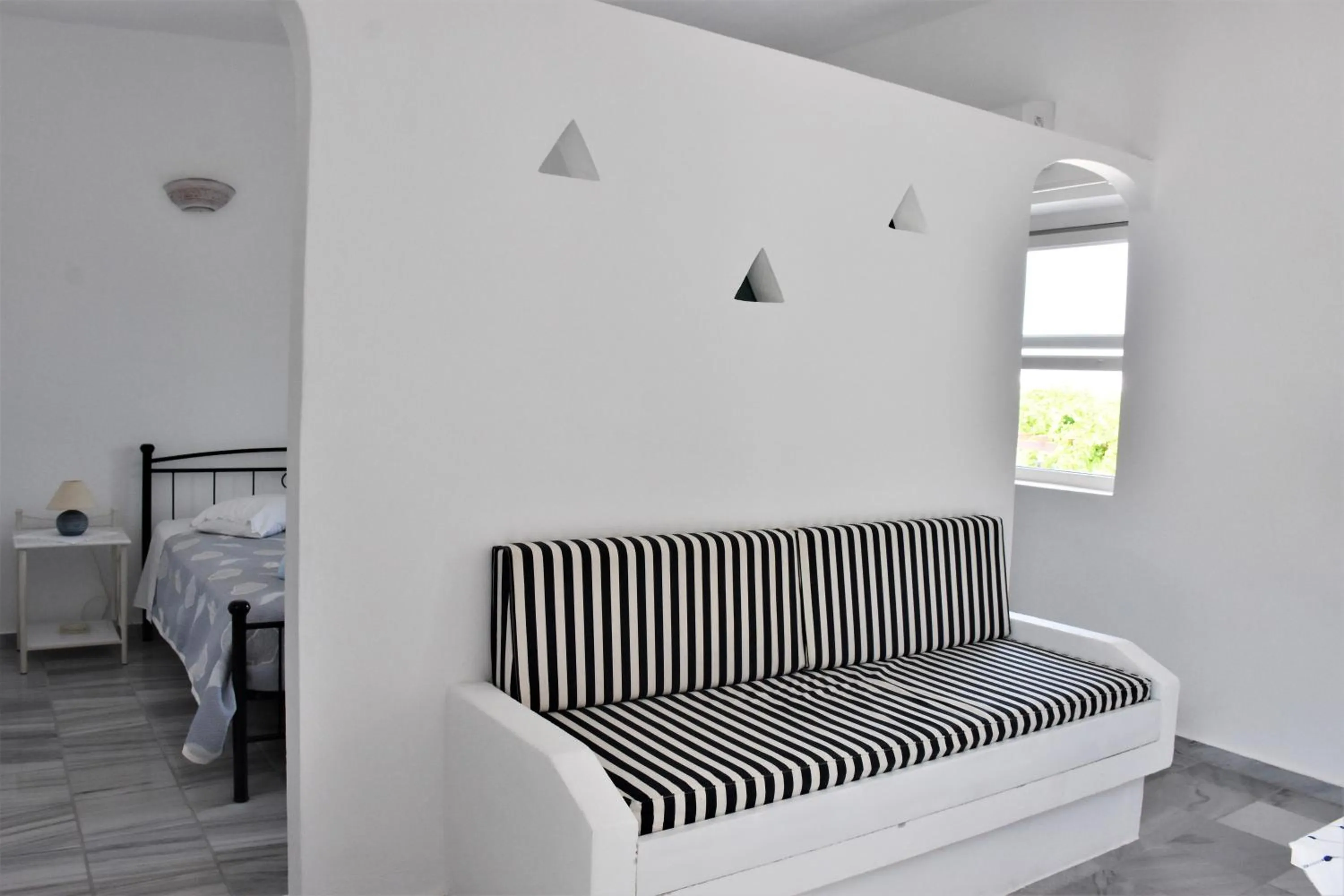 Dining area, Bed in Bungalows Marina