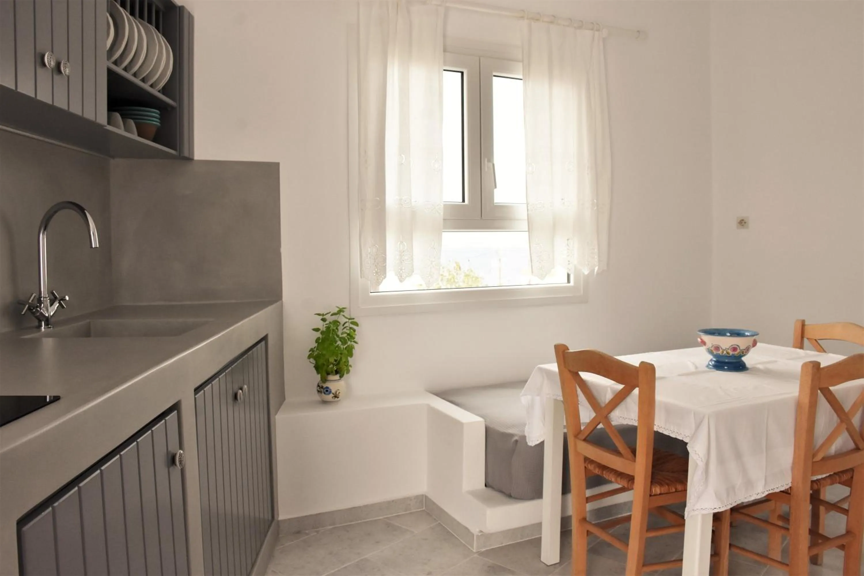 Kitchen or kitchenette in Bungalows Marina