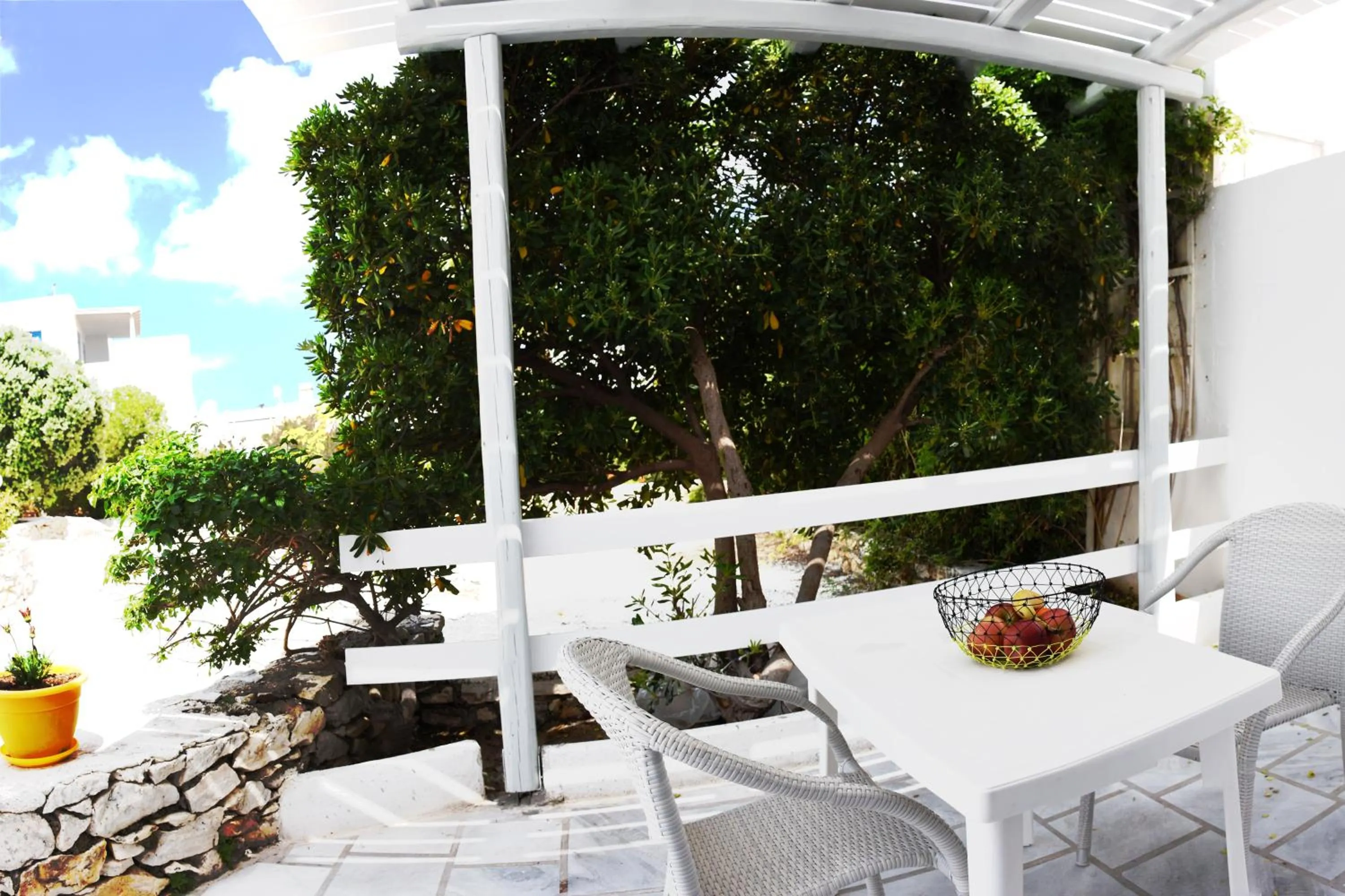 Patio in Bungalows Marina