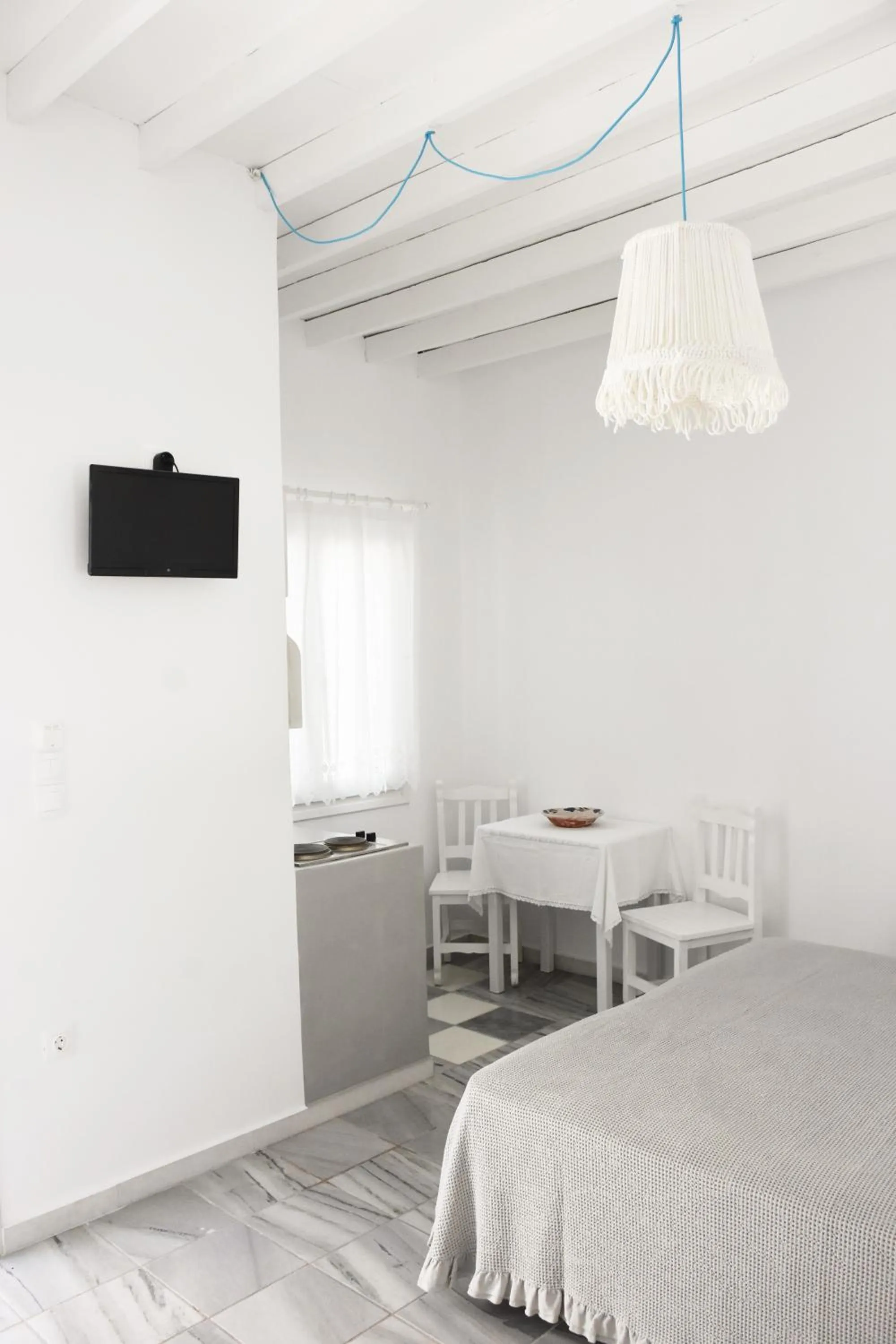 Kitchen or kitchenette, Bed in Bungalows Marina