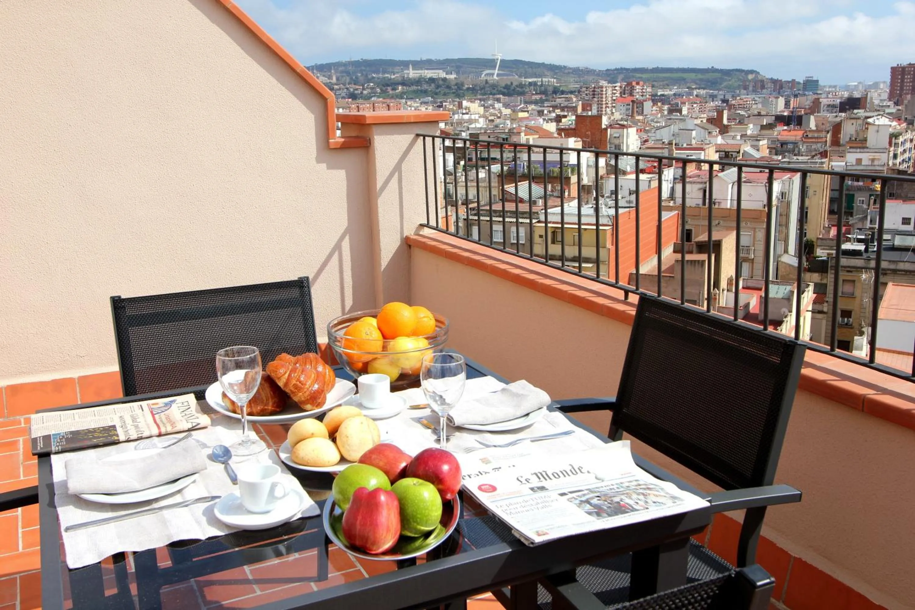Balcony/Terrace in Pierre & Vacances Barcelona Sants