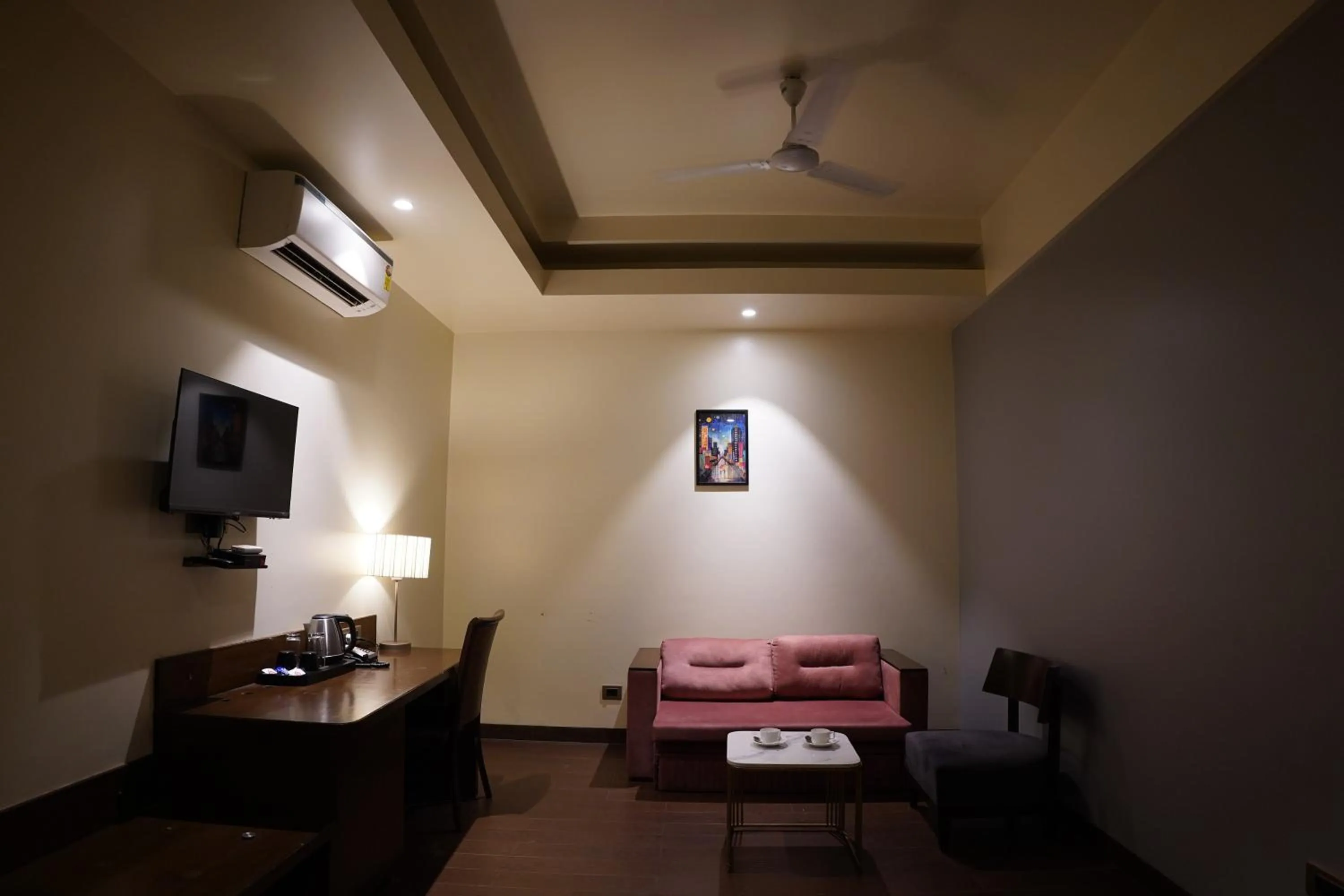 Living room, Bed in Hotel Sadanand Regency - Newly Renovated