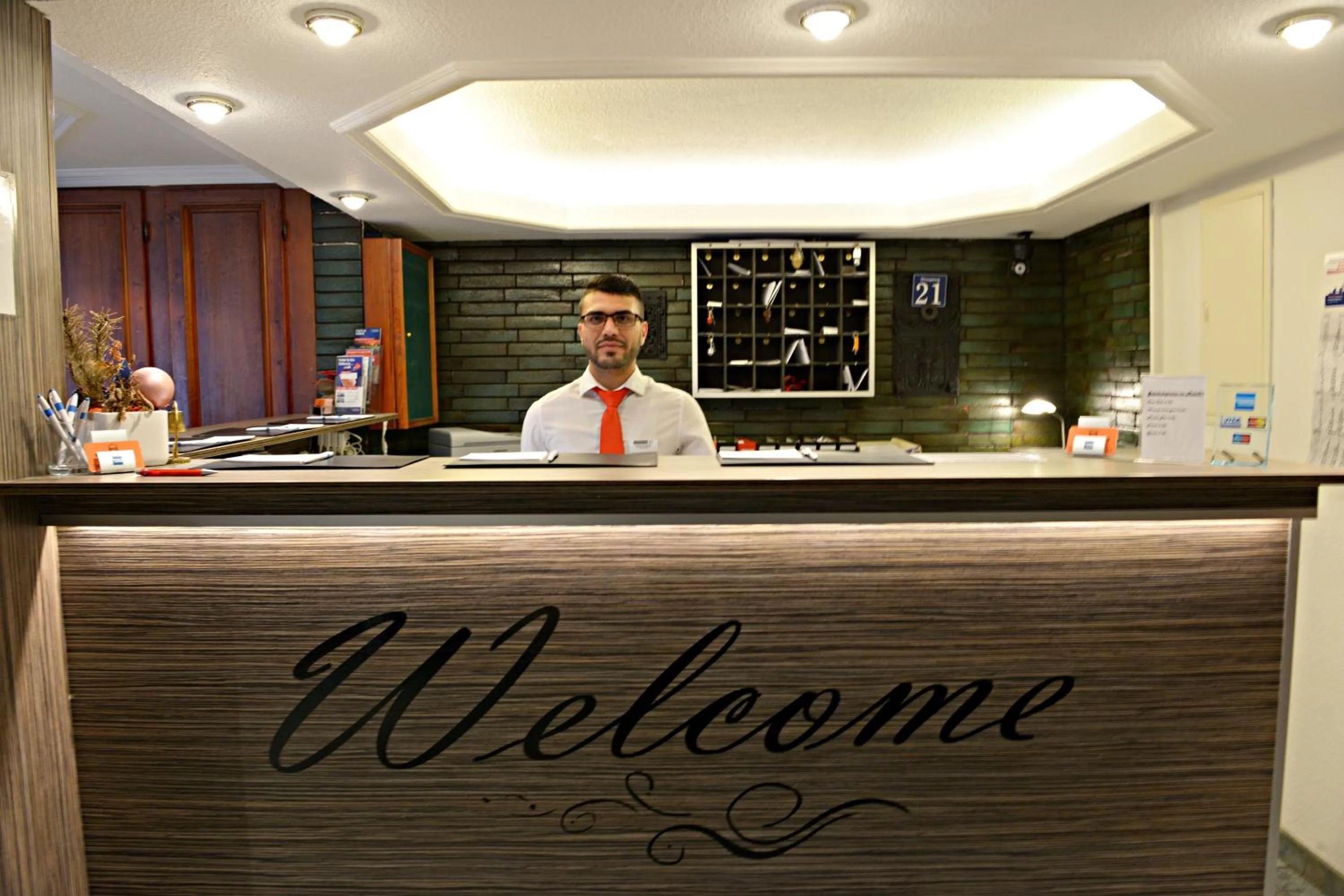 Lobby or reception in Motel21 Hamburg-Mitte