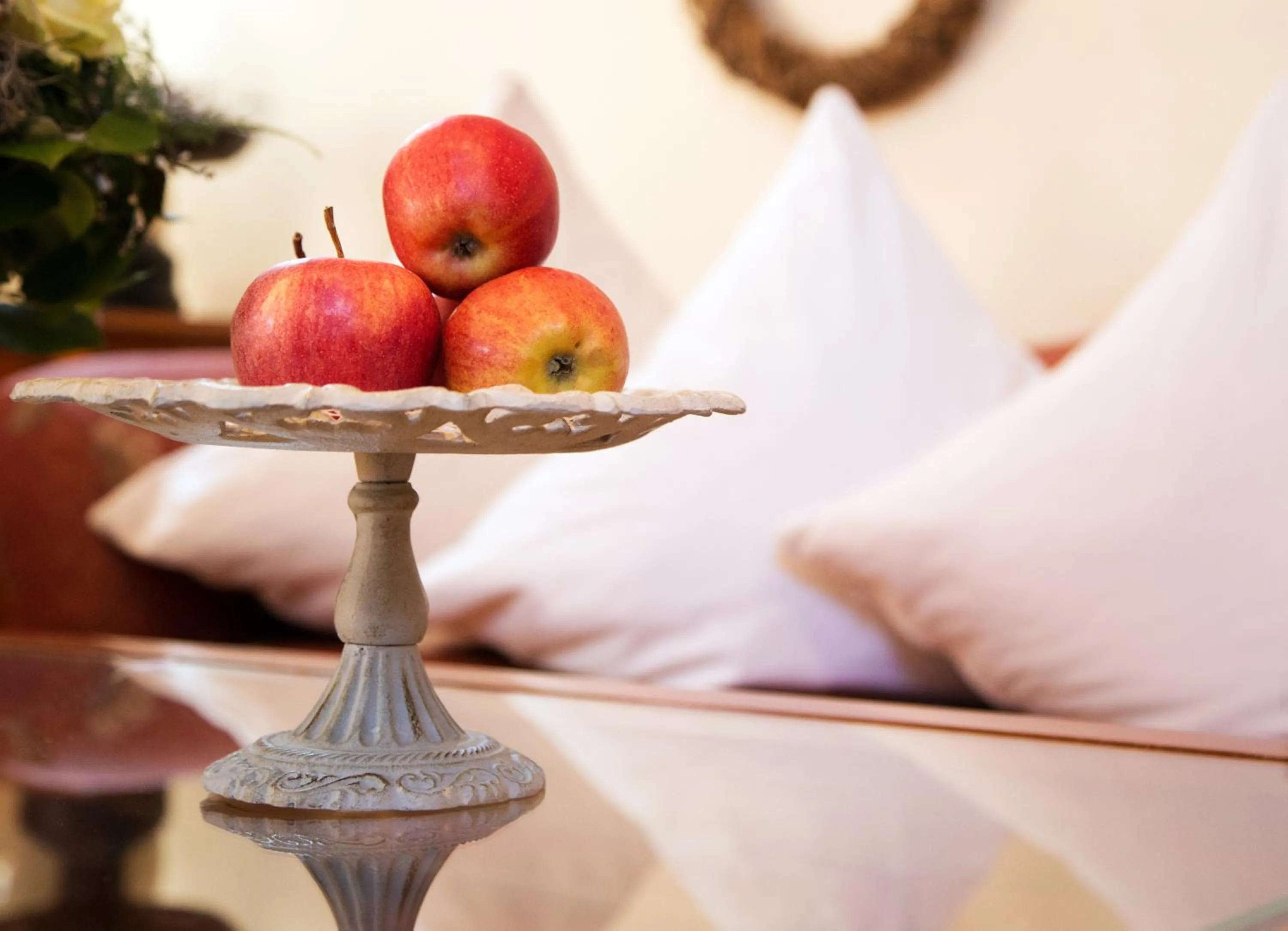 Decorative detail, Bed in Wellness & Thermal Retreat Das Mühlbach