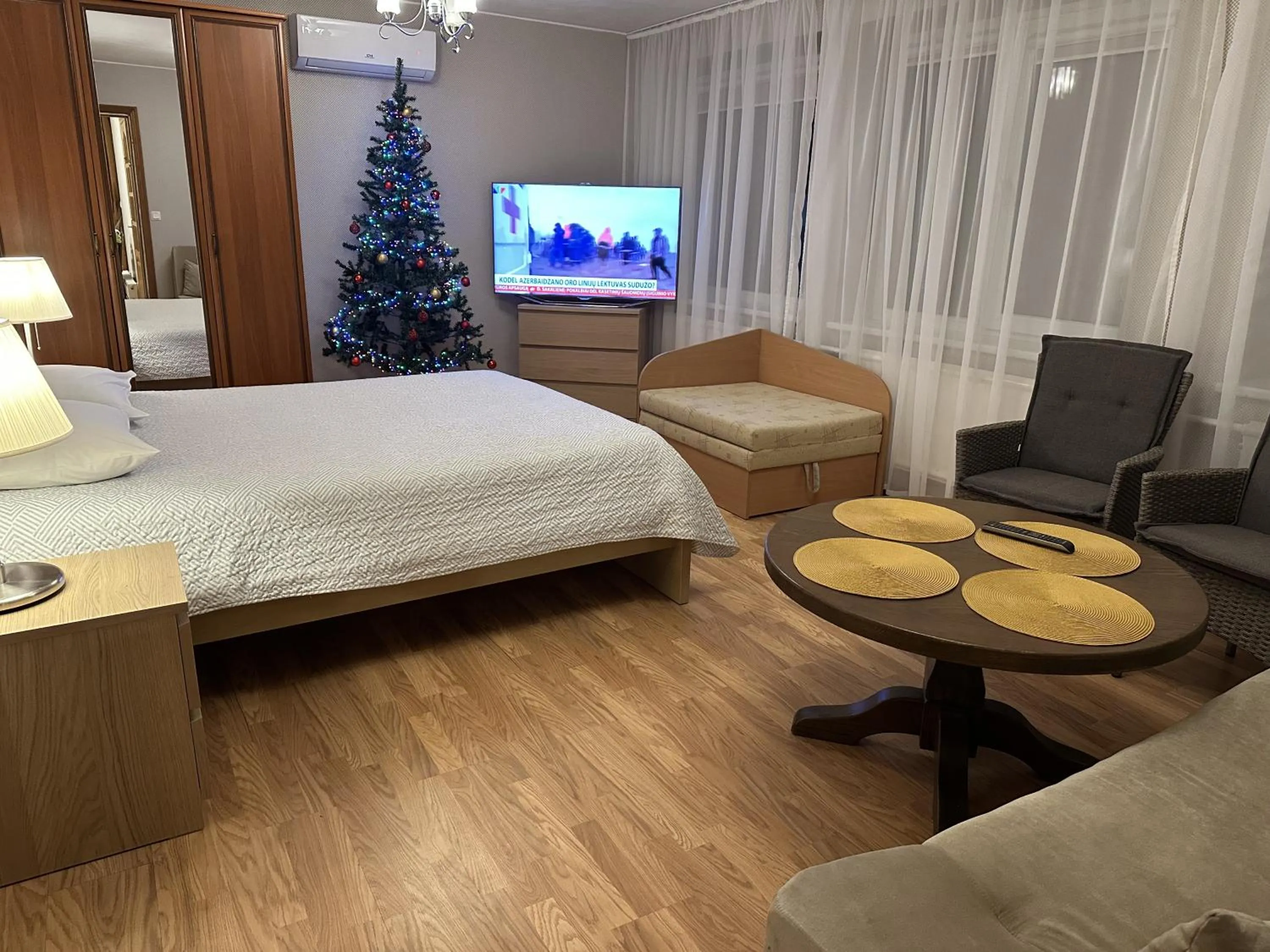 Bed in Apartamentai šalia baseino