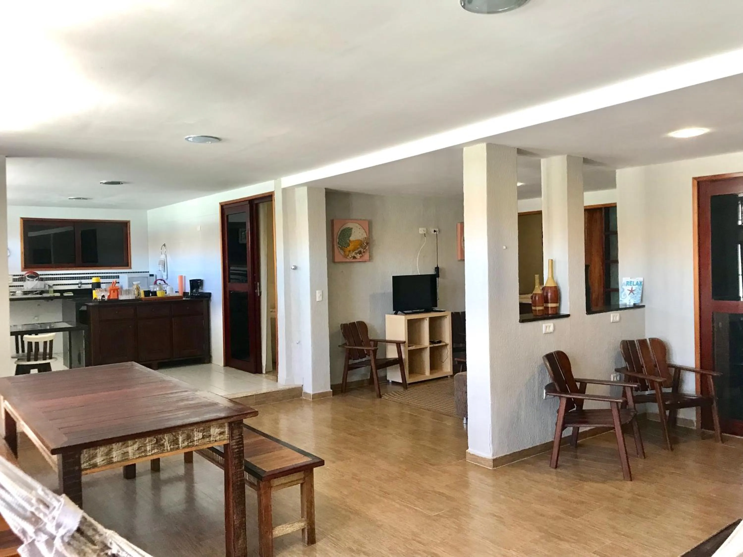 Dining area in Pousada Flor de Maraca