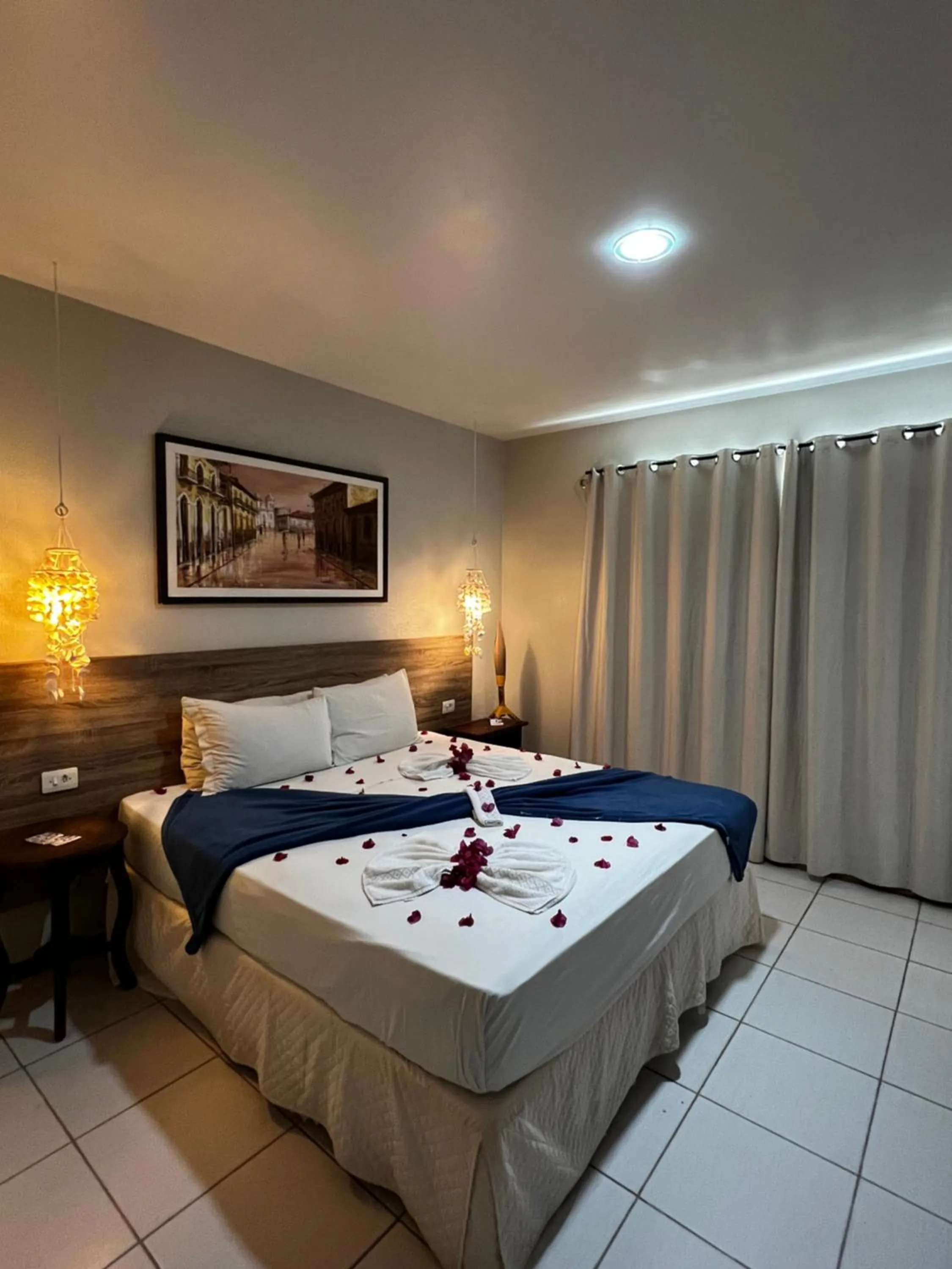 Bed in Pousada Flor de Maraca