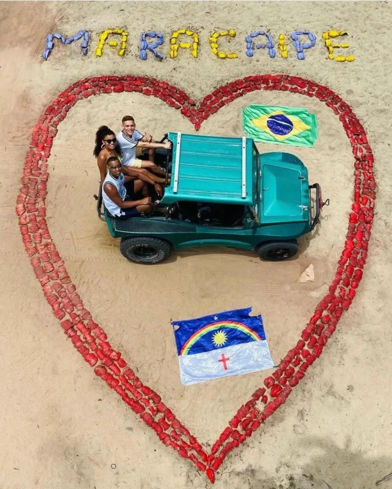 Beach in Pousada Flor de Maraca