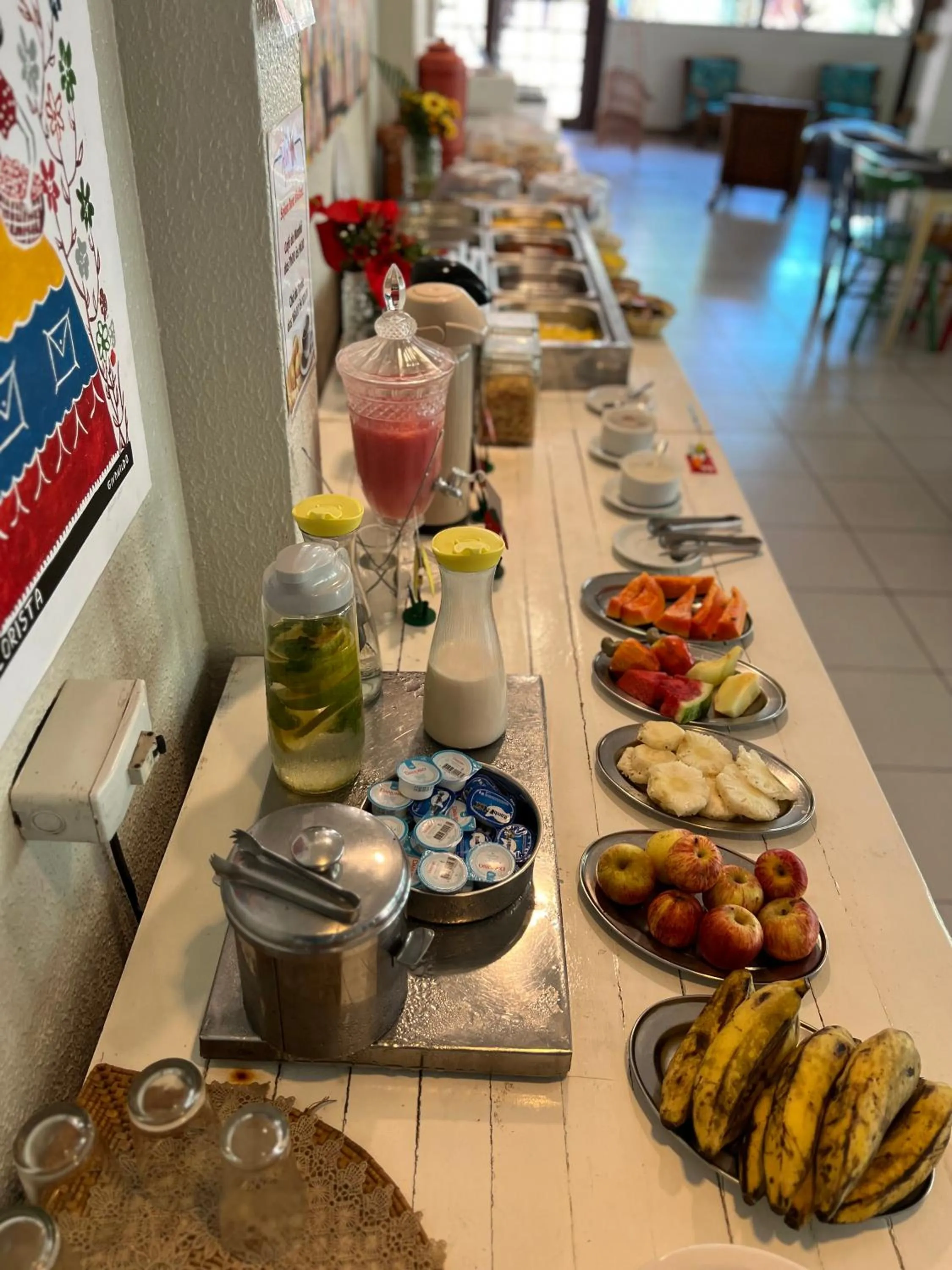 Food and drinks in Pousada Flor de Maraca