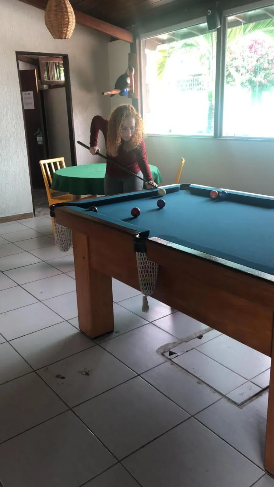 Billiard in Pousada Flor de Maraca