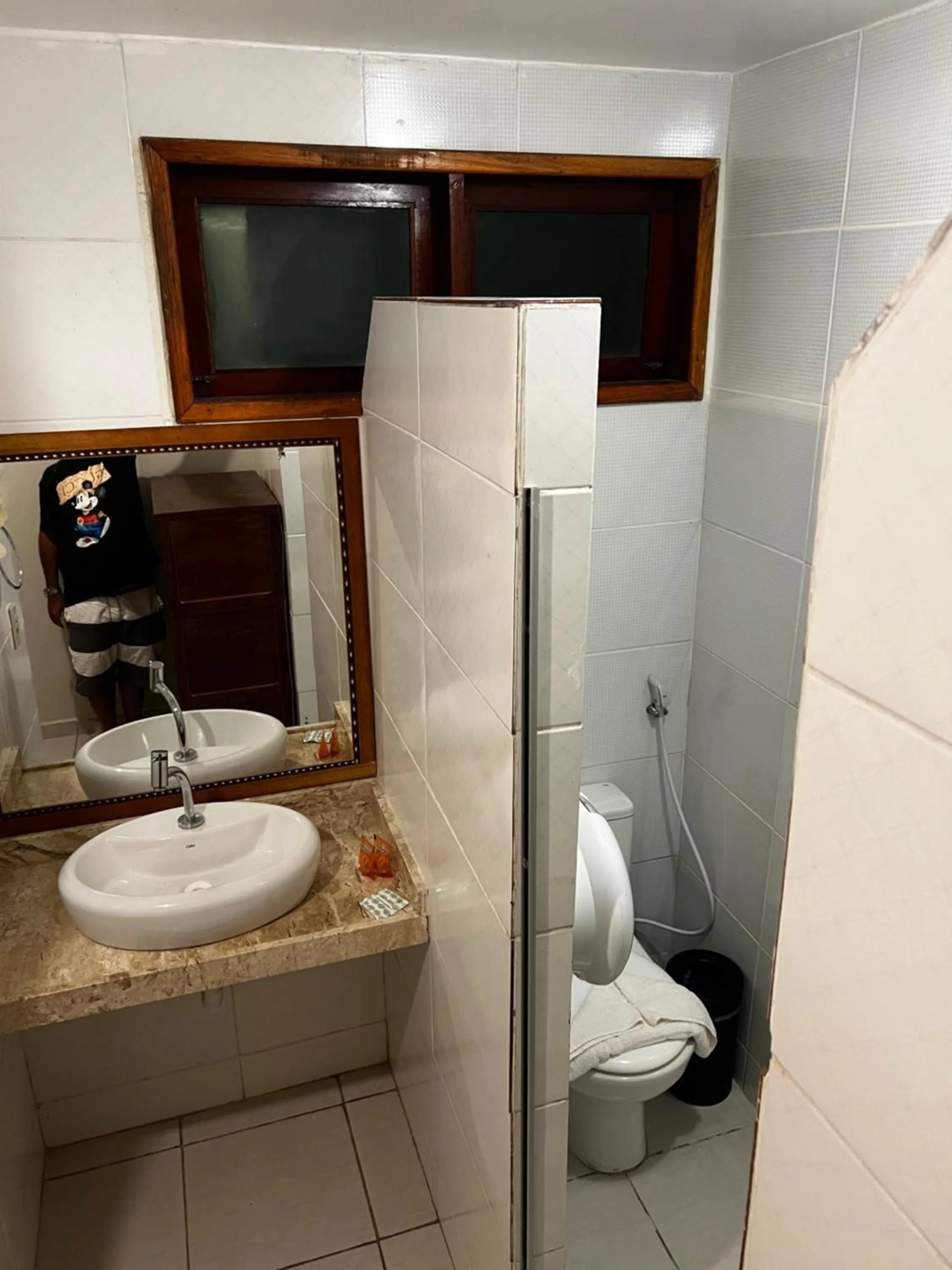 Shower in Pousada Flor de Maraca