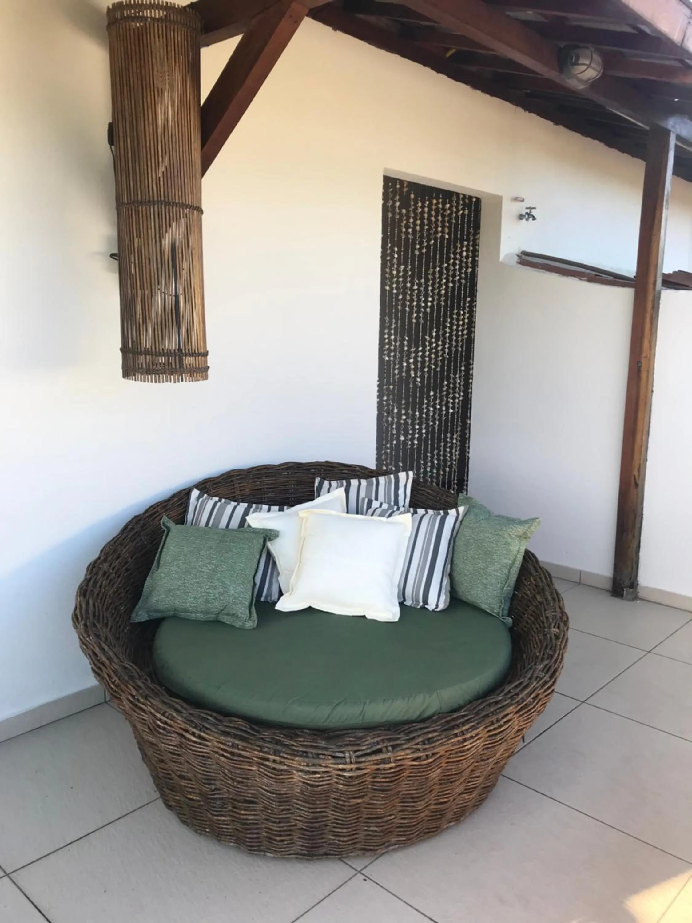 Seating area in Pousada Flor de Maraca