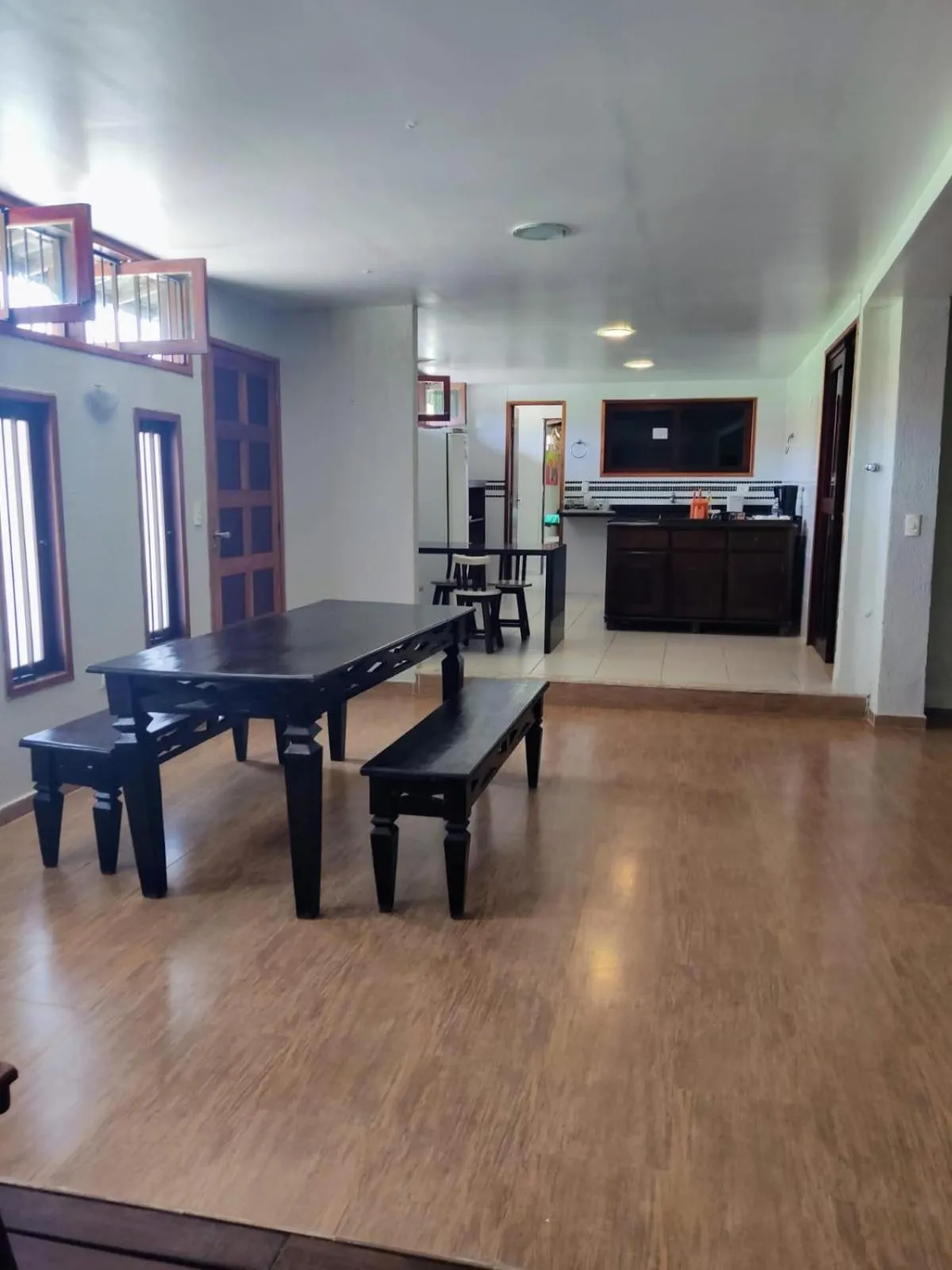 Living room in Pousada Flor de Maraca