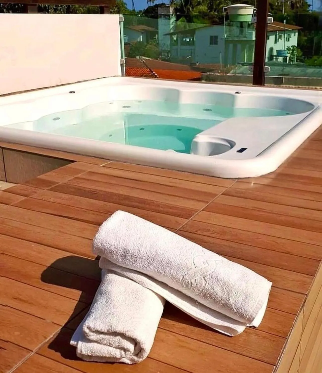 Hot Tub in Pousada Flor de Maraca