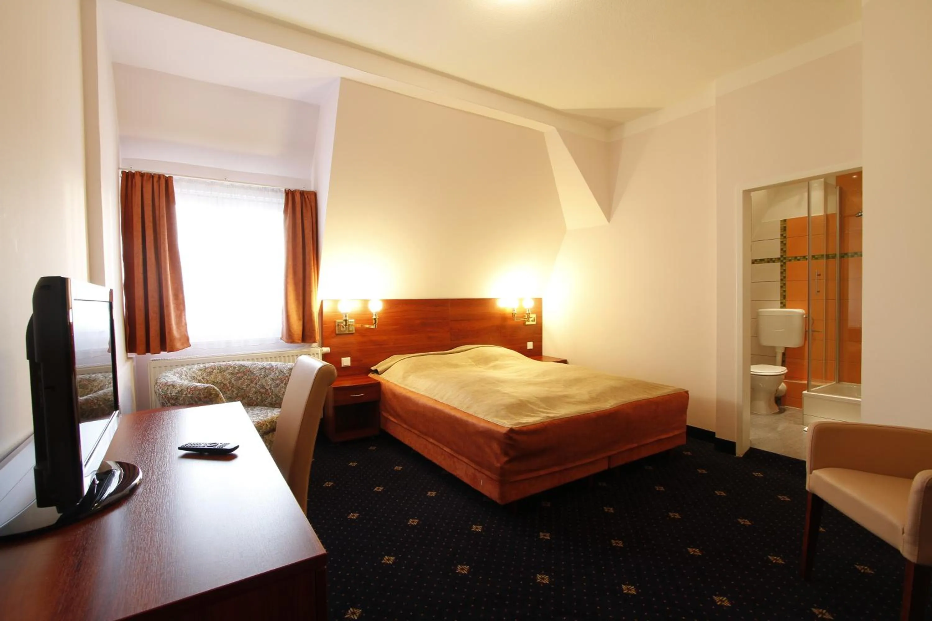 Bed in Hotel Preuss im Dammtorpalais