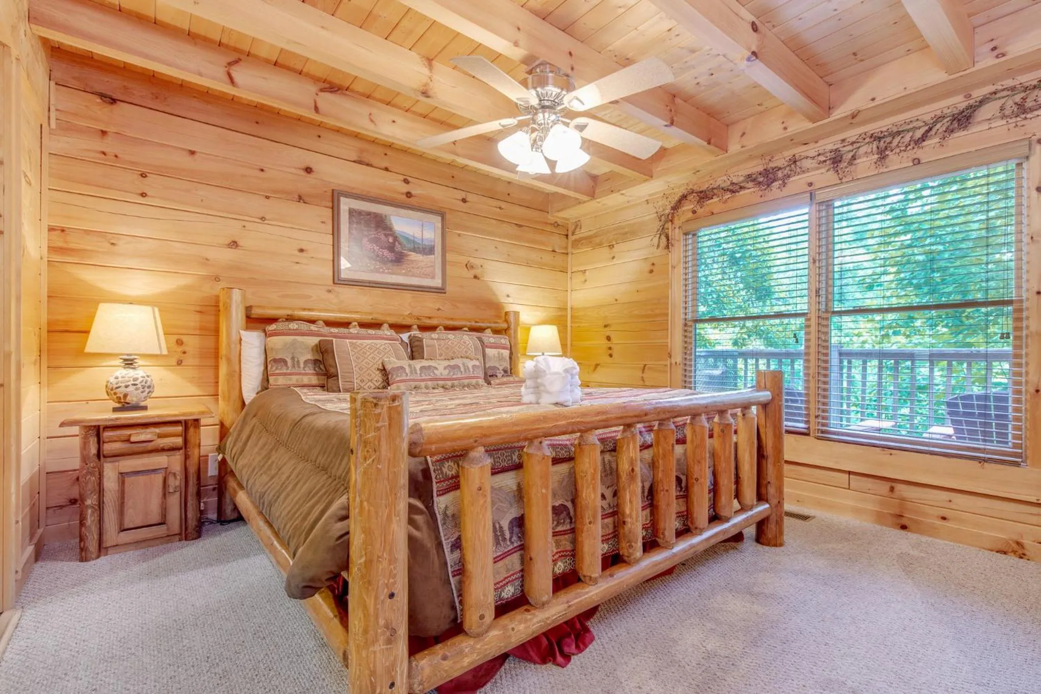 Property building, Bed in Gentle Bens Den