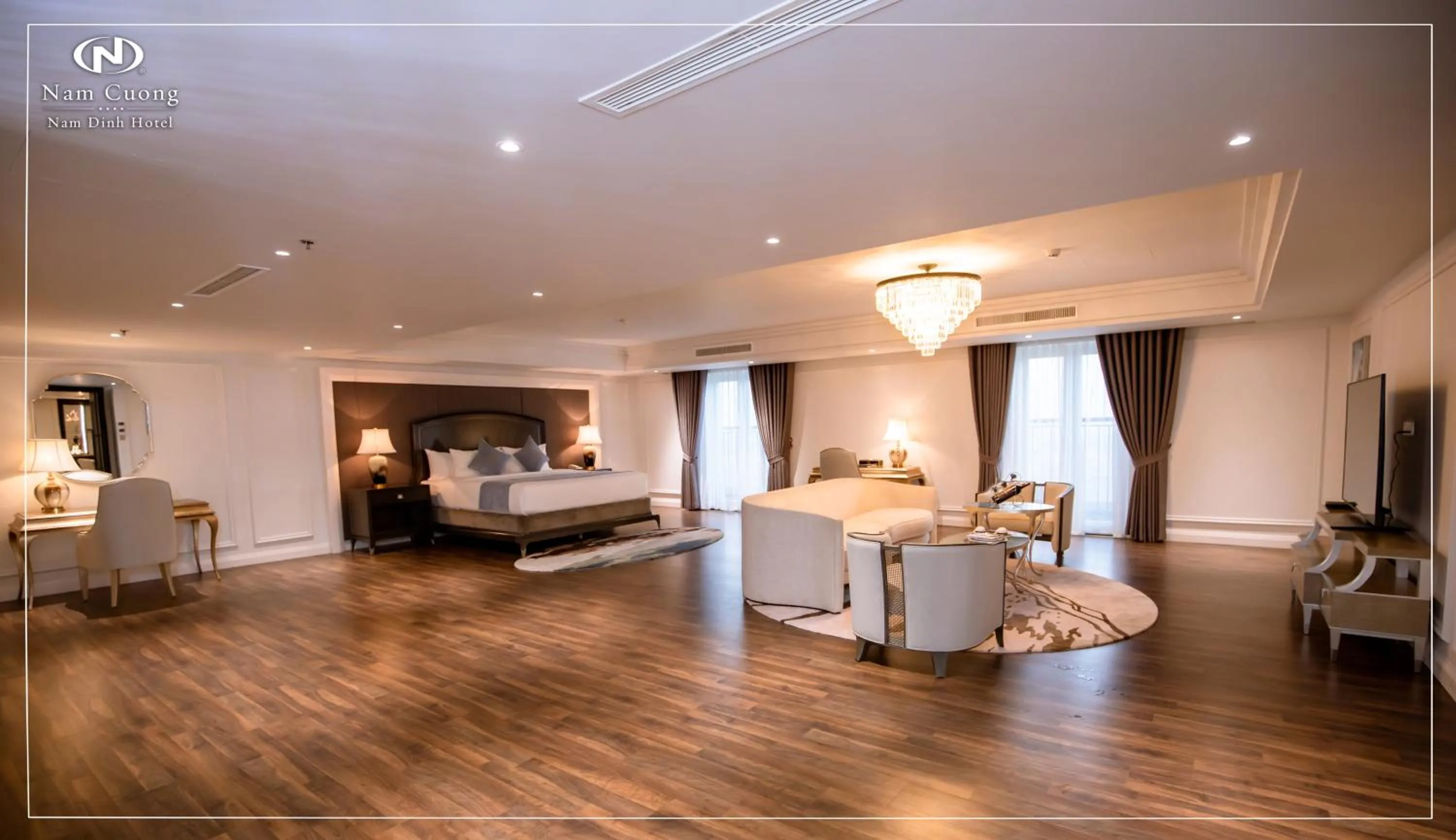 Bedroom, Bed in Nam Cuong Nam Dinh Hotel