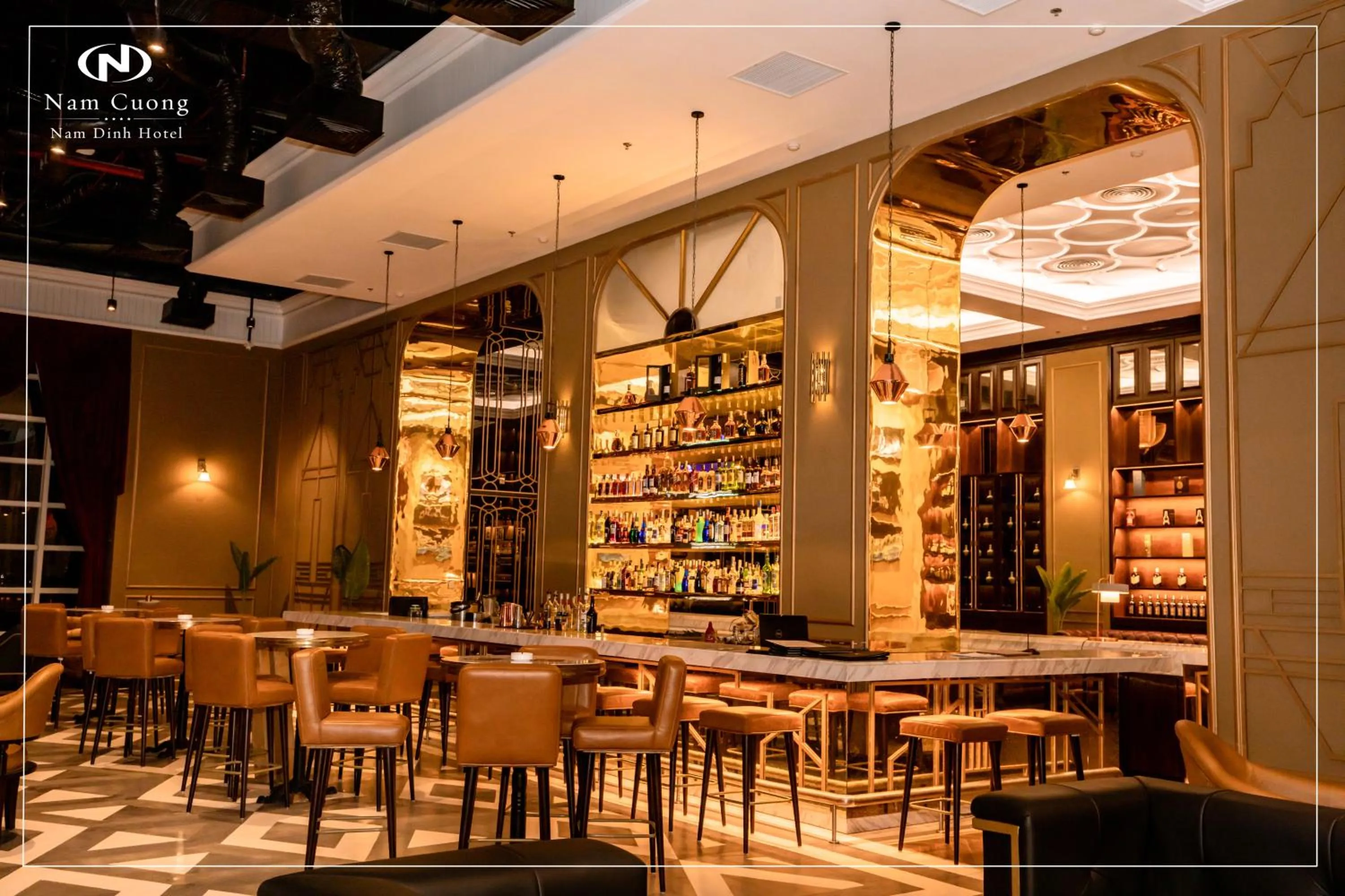 Lounge or bar in Nam Cuong Nam Dinh Hotel