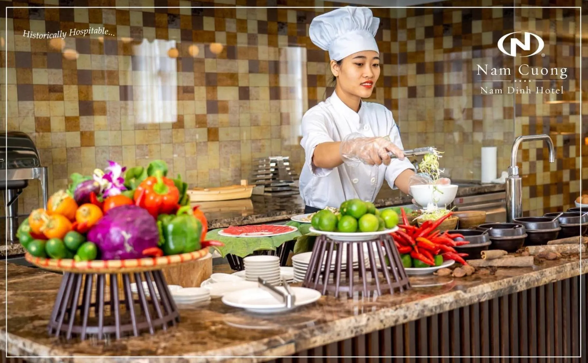 Restaurant/places to eat in Nam Cuong Nam Dinh Hotel