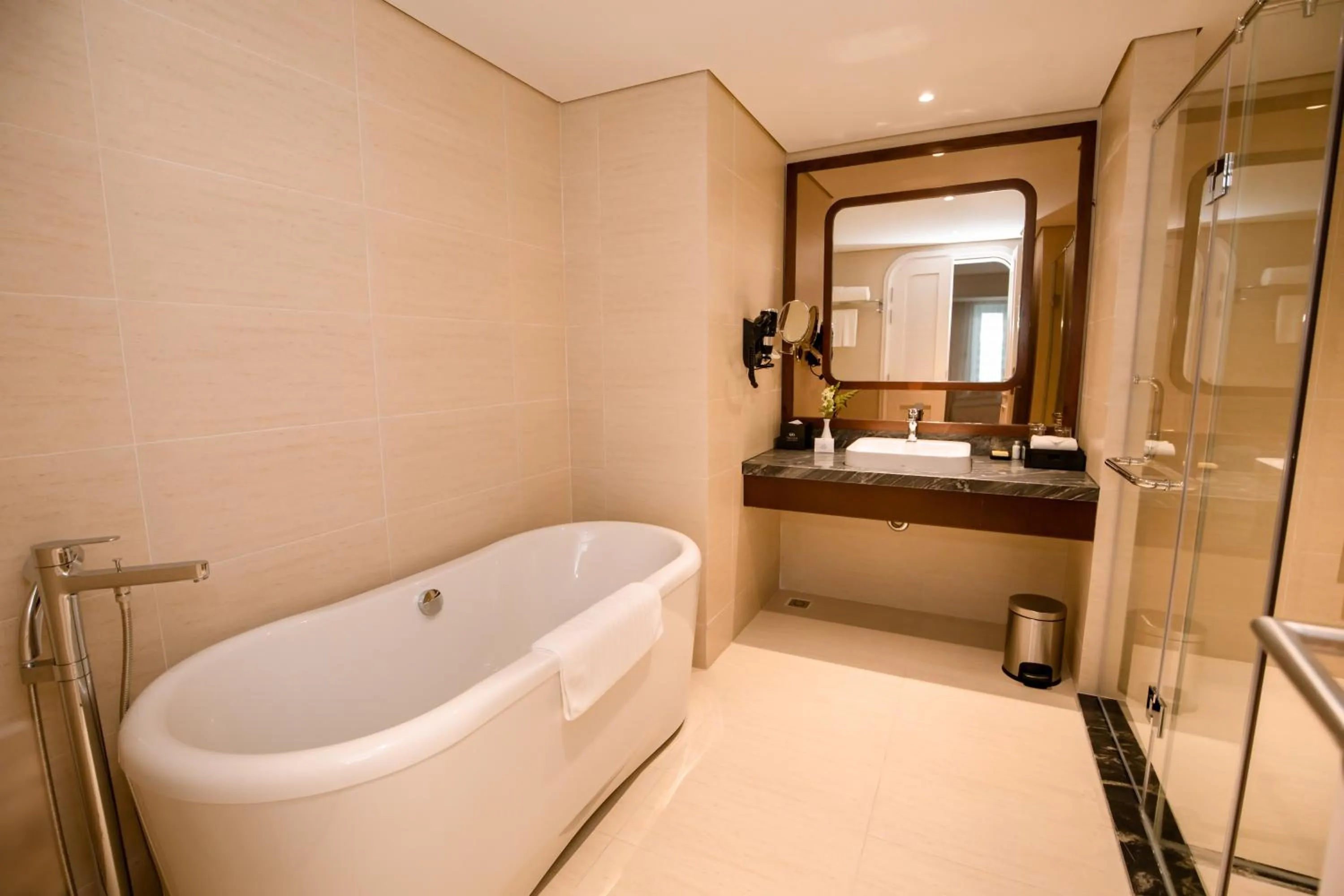 Bathroom in Nam Cuong Nam Dinh Hotel