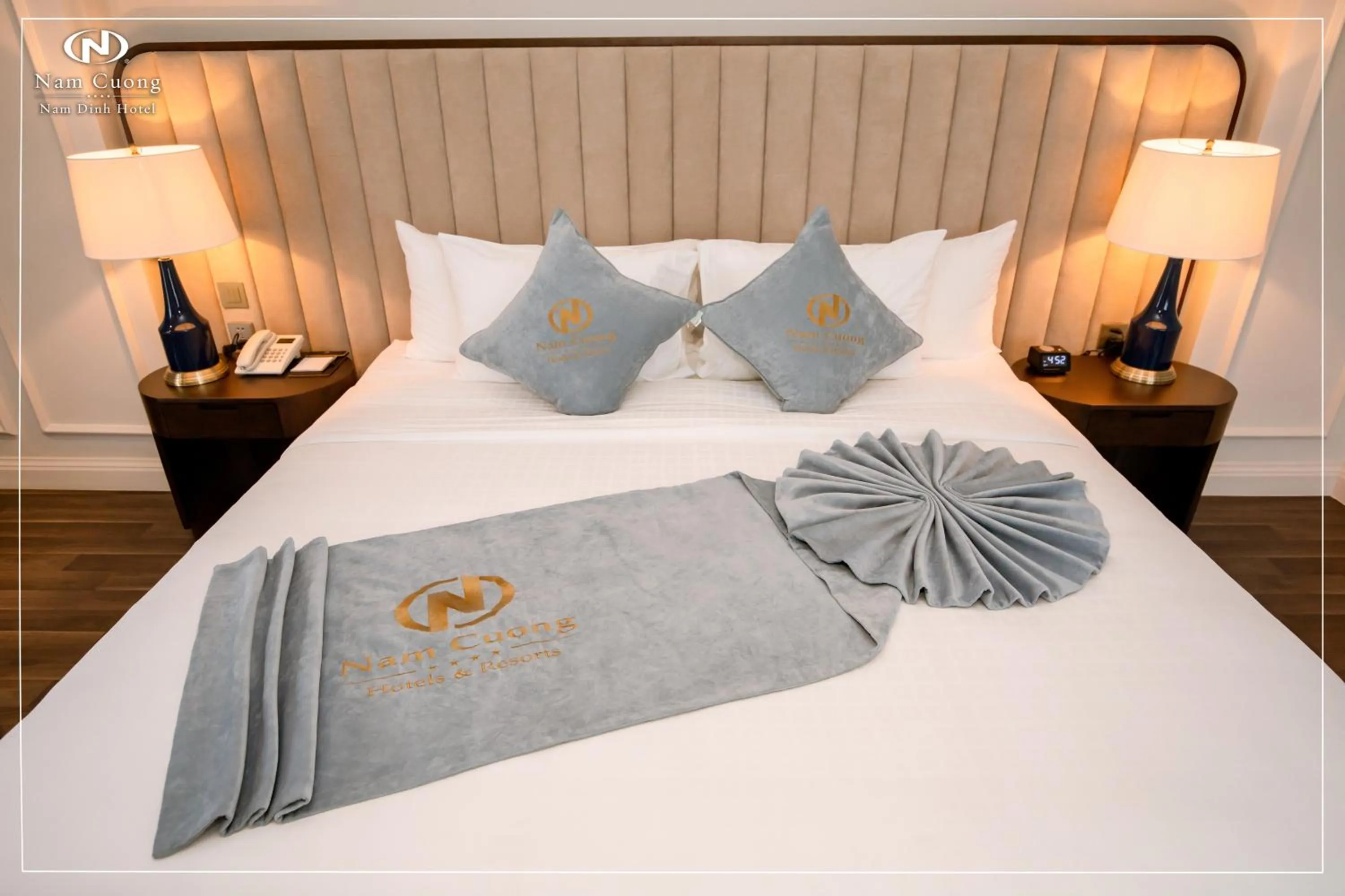 Bedroom, Bed in Nam Cuong Nam Dinh Hotel