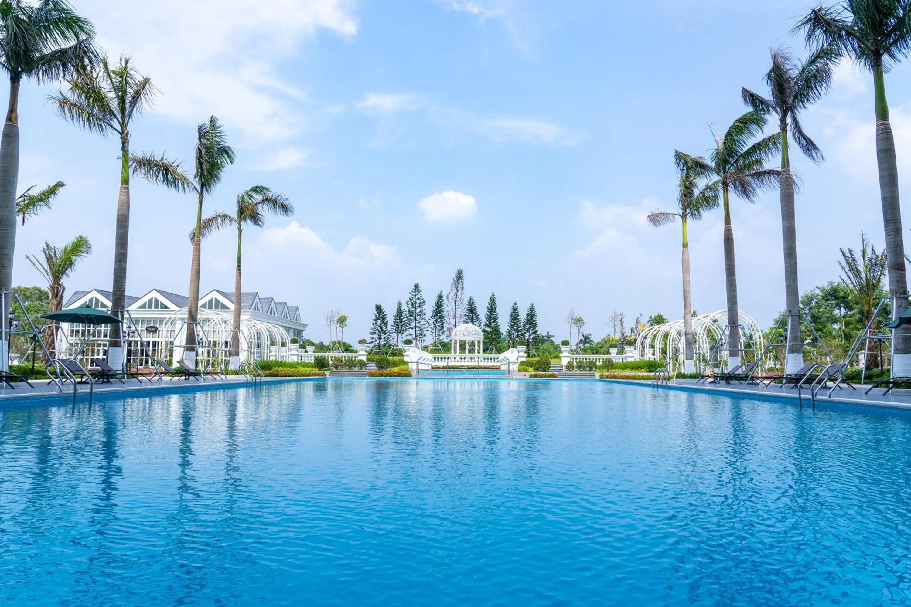 Swimming pool in Nam Cuong Nam Dinh Hotel