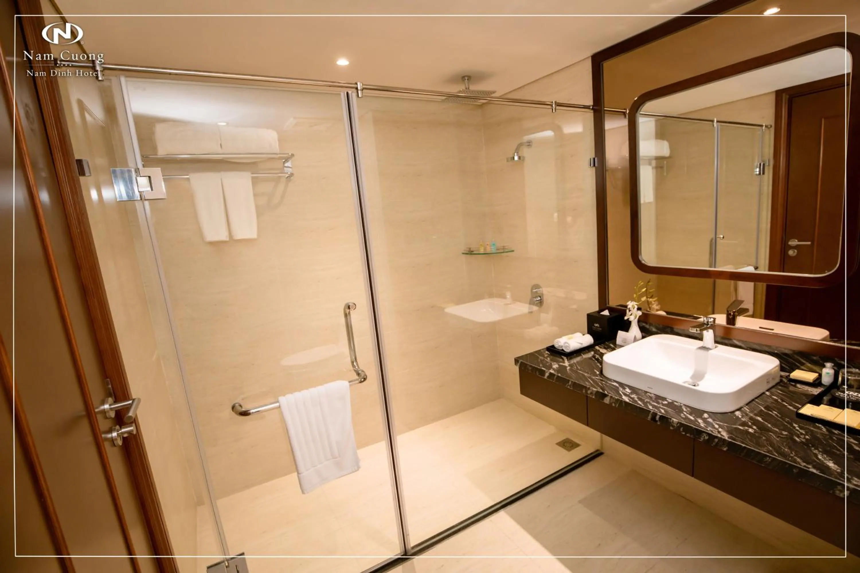 Bathroom in Nam Cuong Nam Dinh Hotel