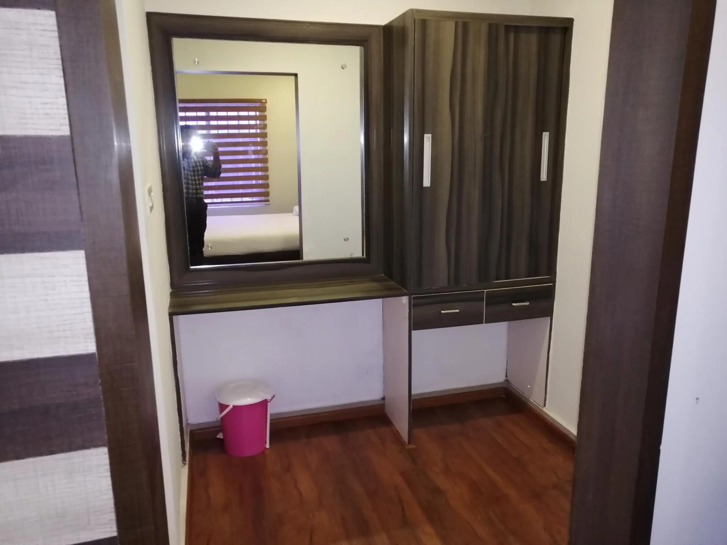 wardrobe in The Orchid Suites