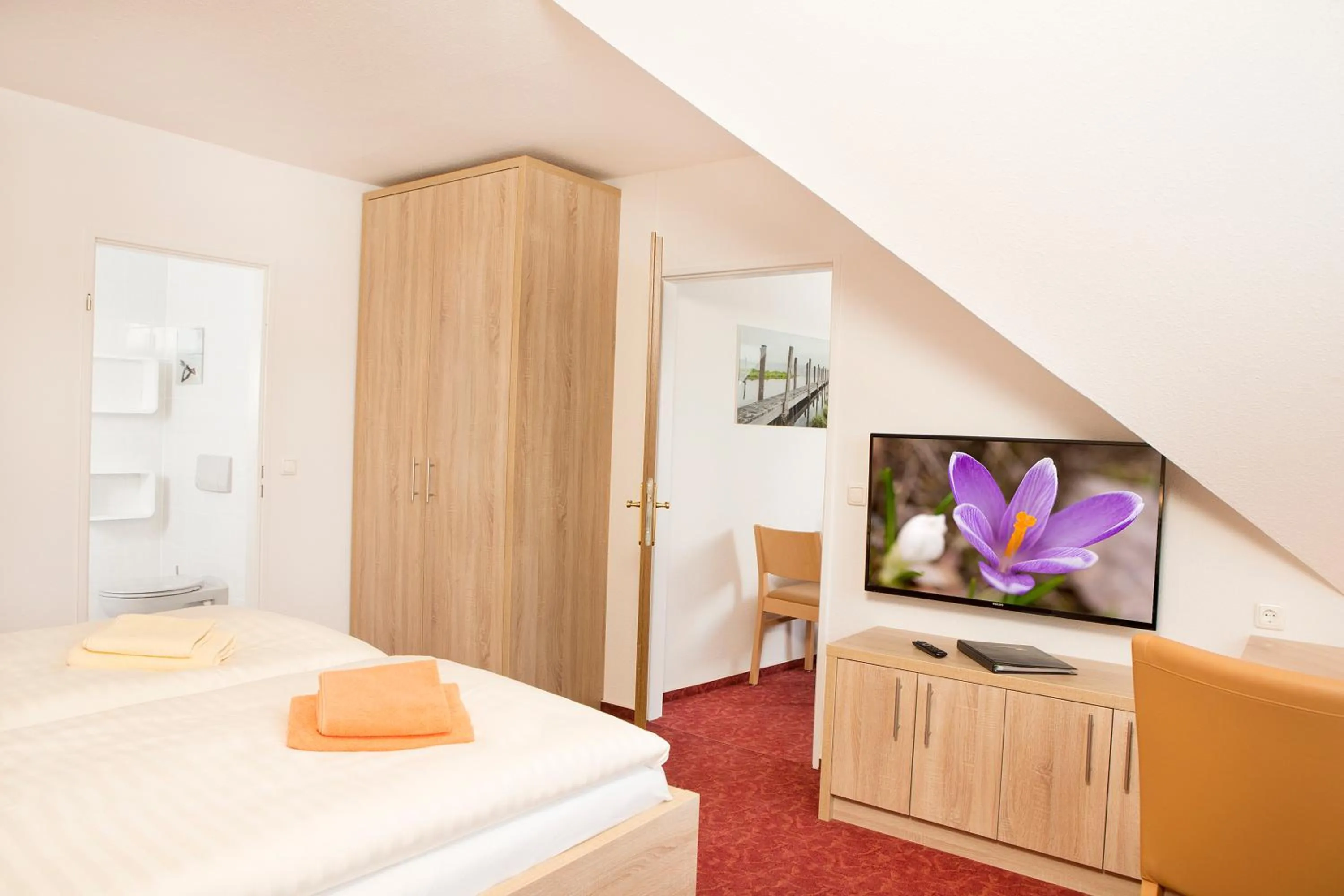 Photo of the whole room, Bed in Ferienhotel Bernstein