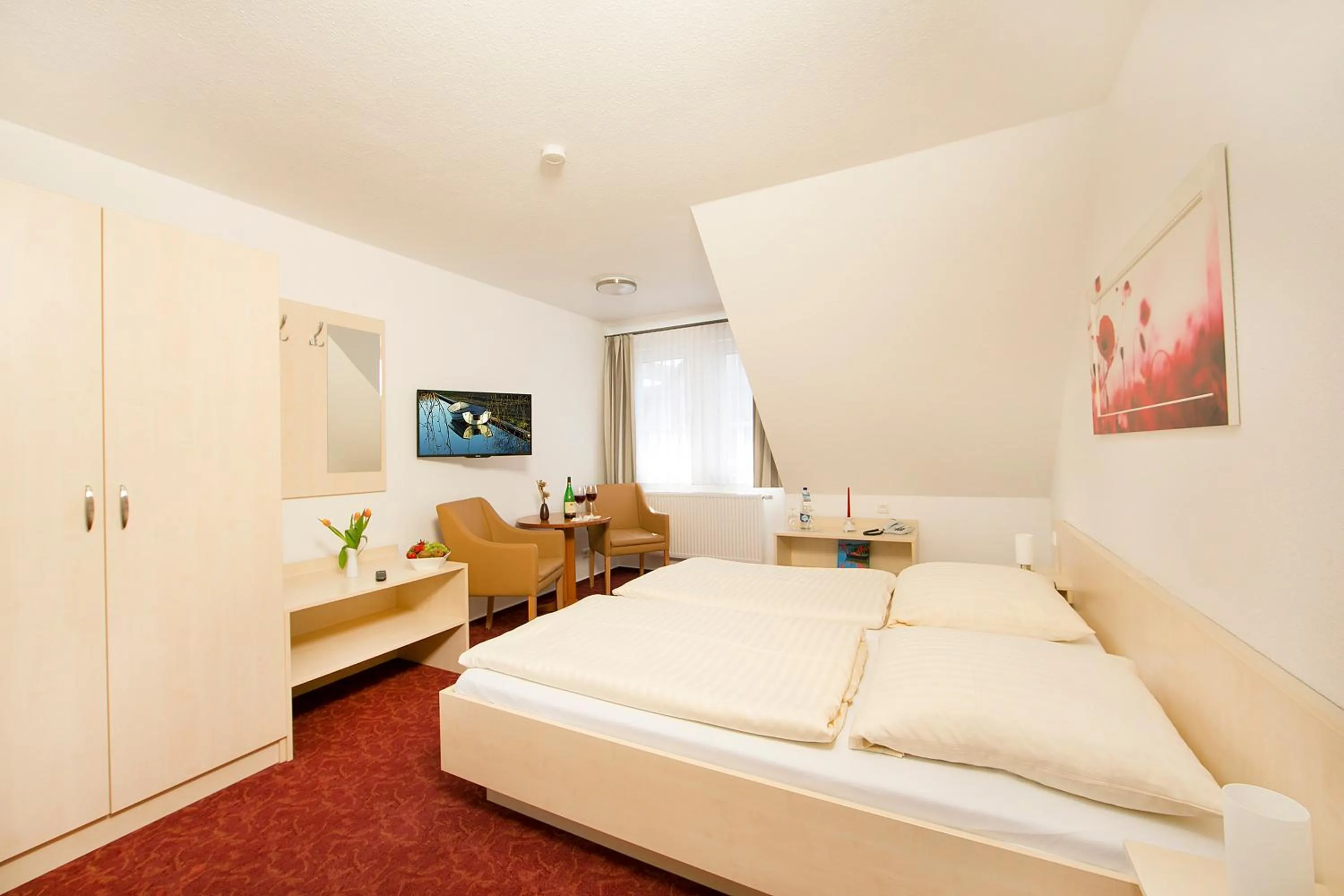 Bedroom, Bed in Ferienhotel Bernstein