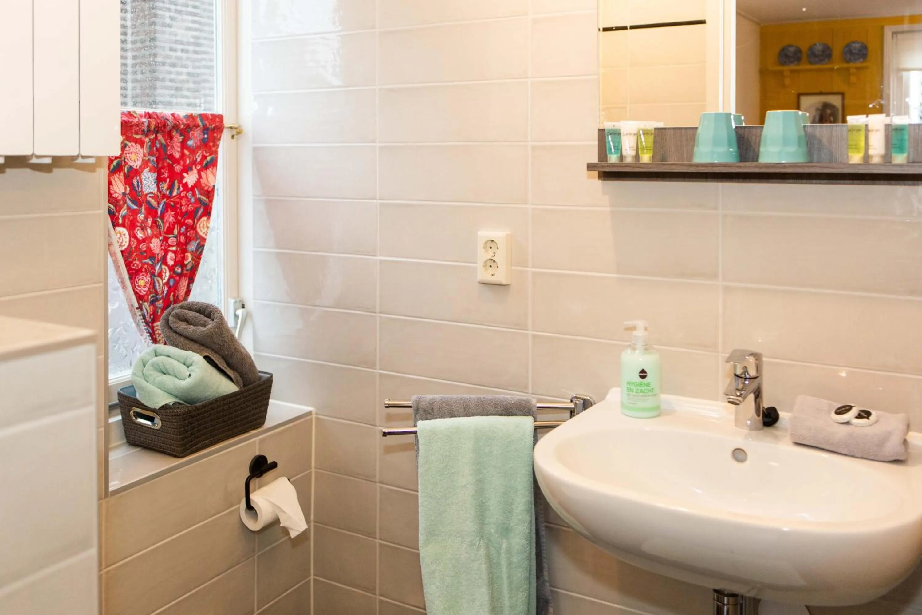 Bathroom in Bed and Breakfast De Pepersteeg