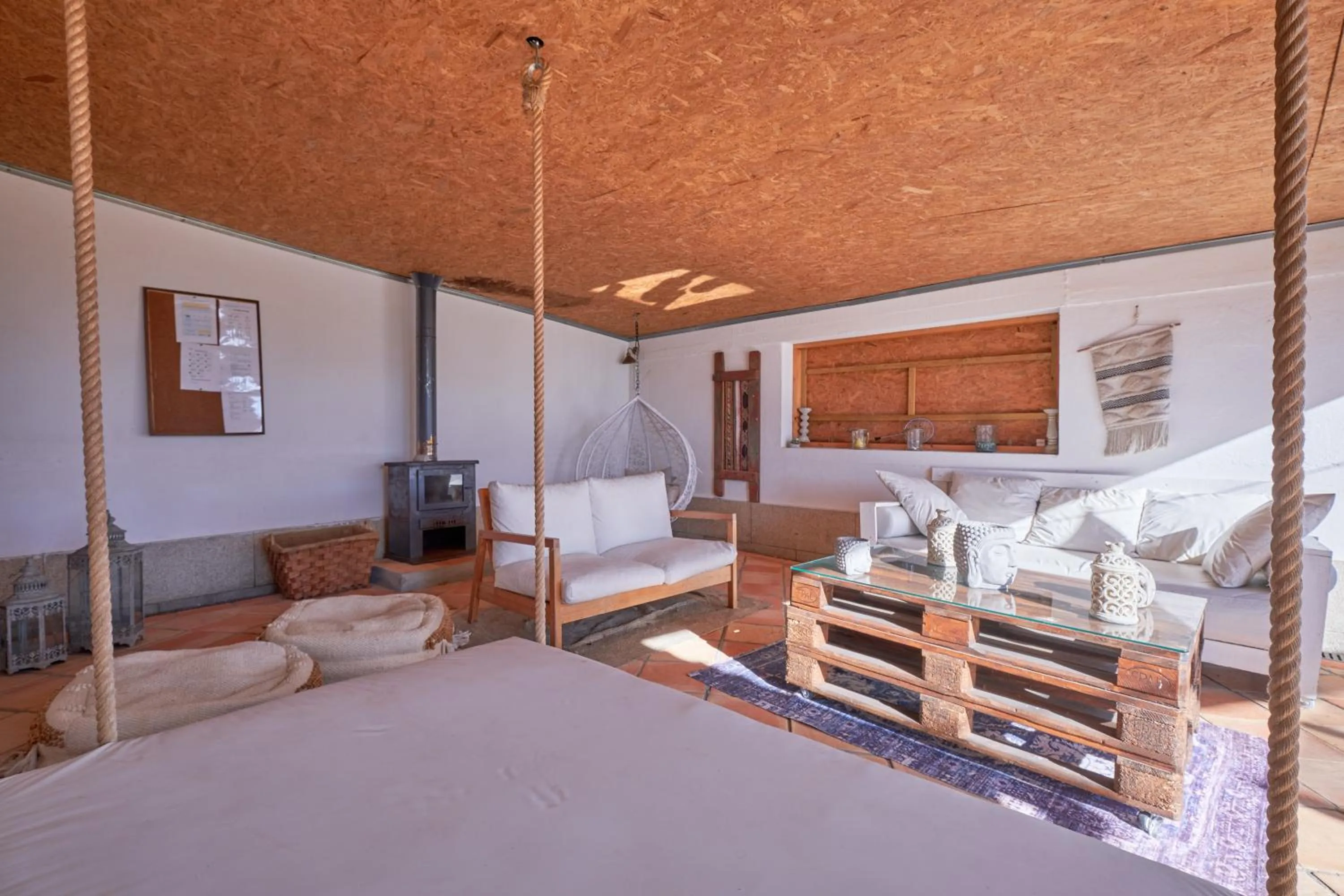 Seating area, Bed in A Casa Branca - with Pool & Jacuzzi