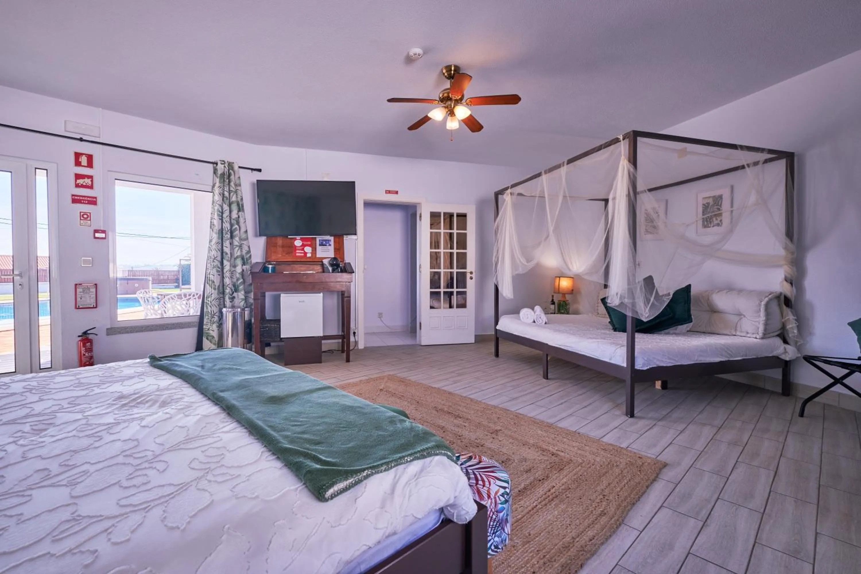 Bed in A Casa Branca - with Pool & Jacuzzi