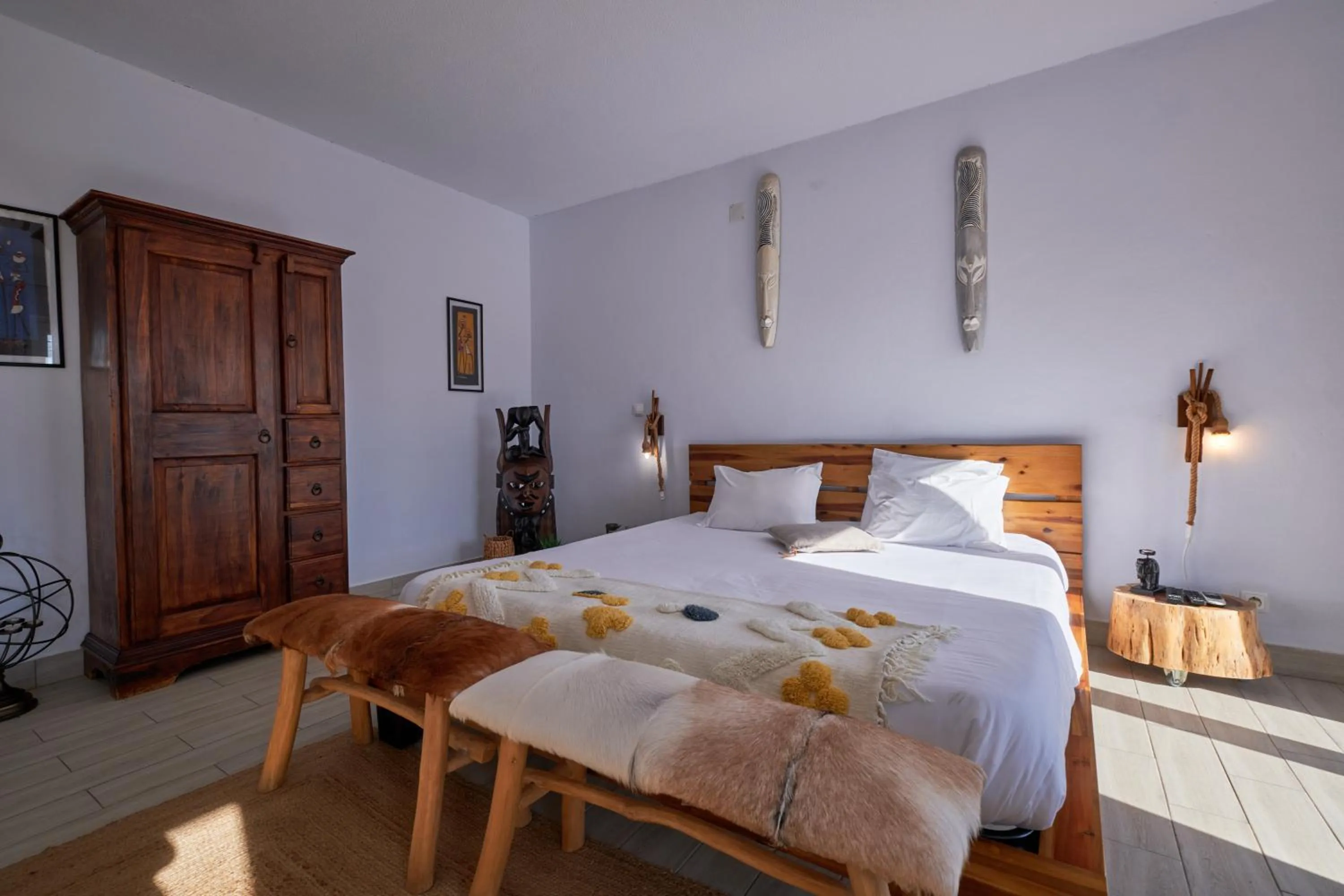 Bed in A Casa Branca - with Pool & Jacuzzi