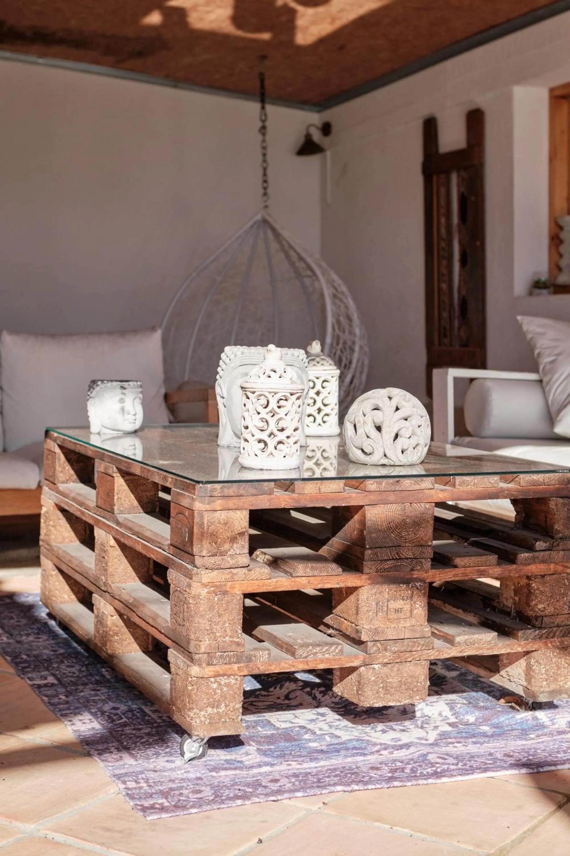 Seating area in A Casa Branca - with Pool & Jacuzzi