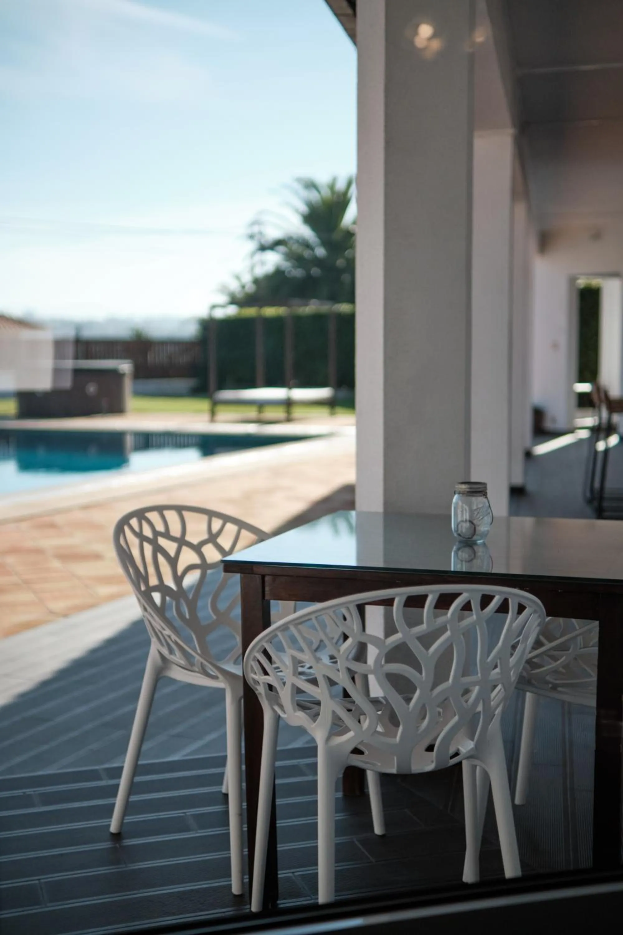 Patio in A Casa Branca - with Pool & Jacuzzi
