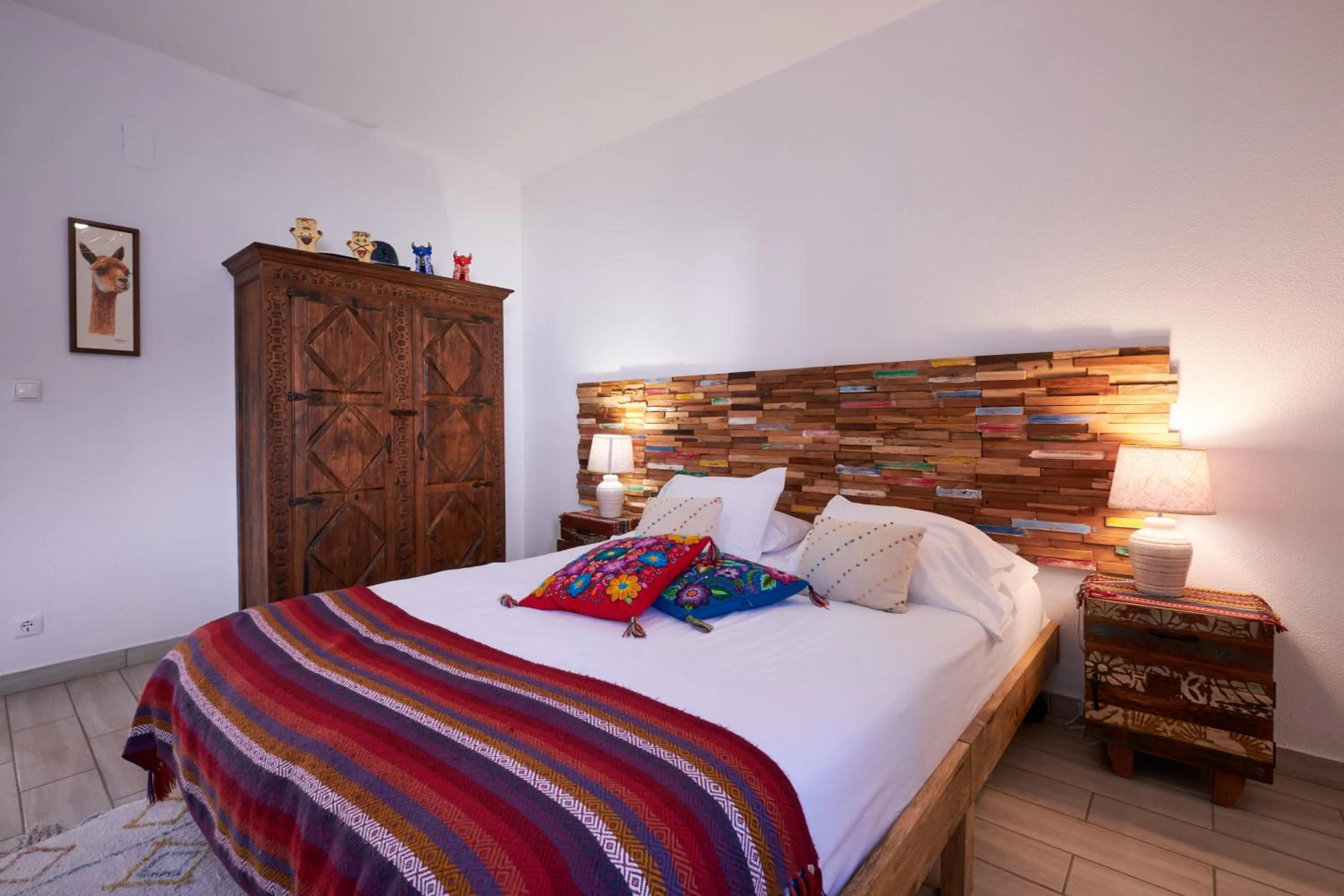 Bed in A Casa Branca - with Pool & Jacuzzi