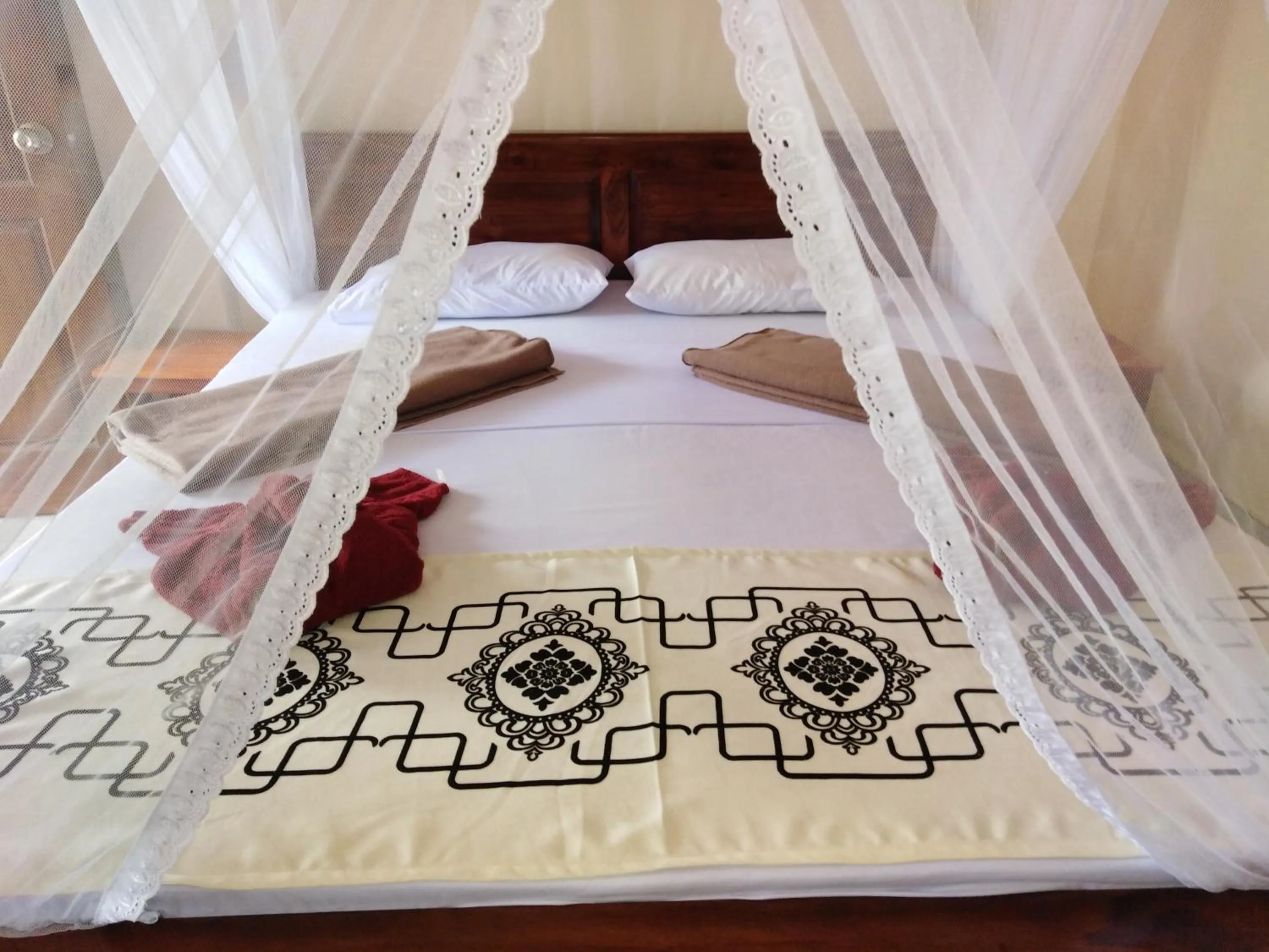 Bed in Jade Green Rest Inn