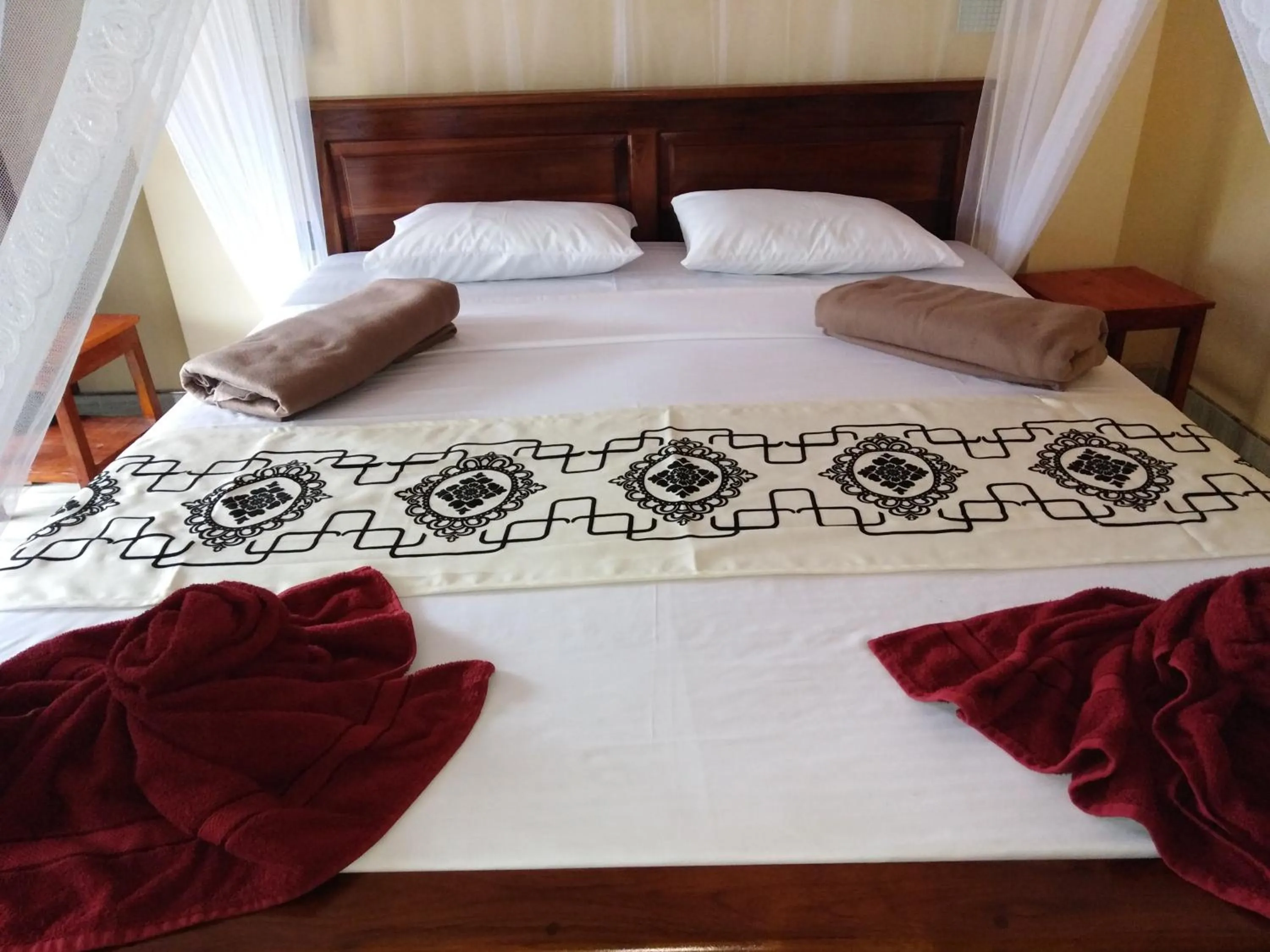 Bed in Jade Green Rest Inn