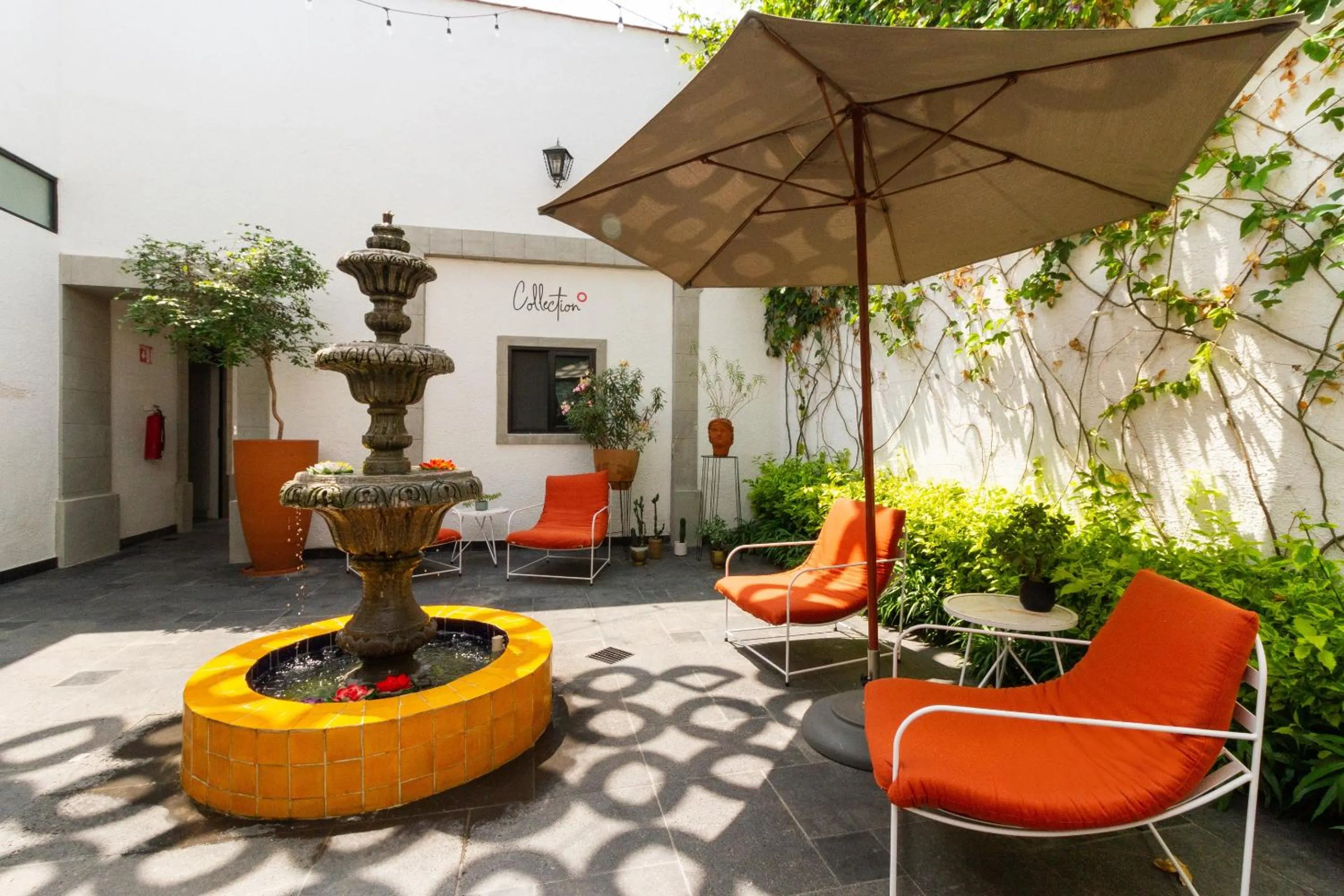 Patio in Hotel Casona Independencia