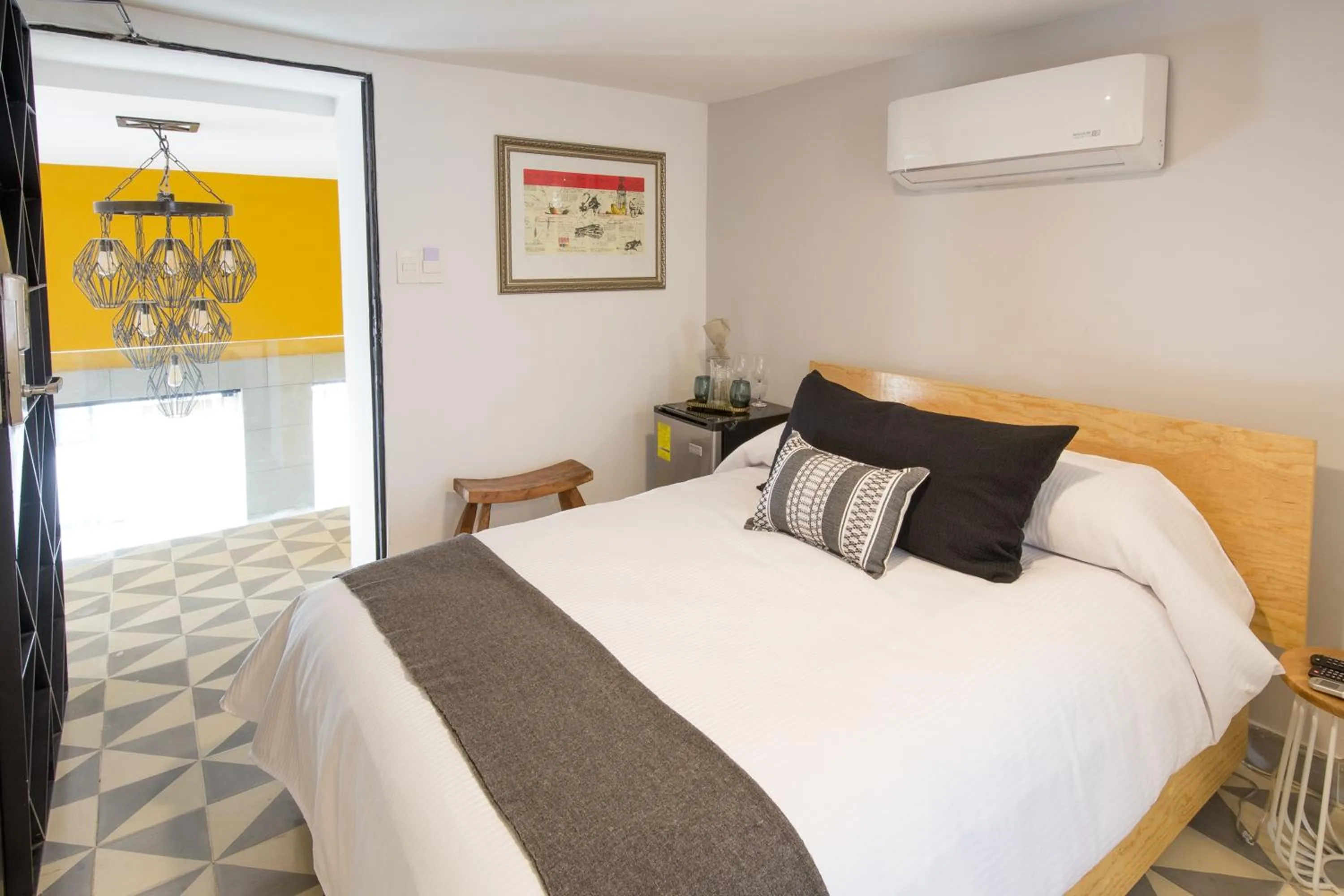 View (from property/room), Bed in Hotel Casona Independencia