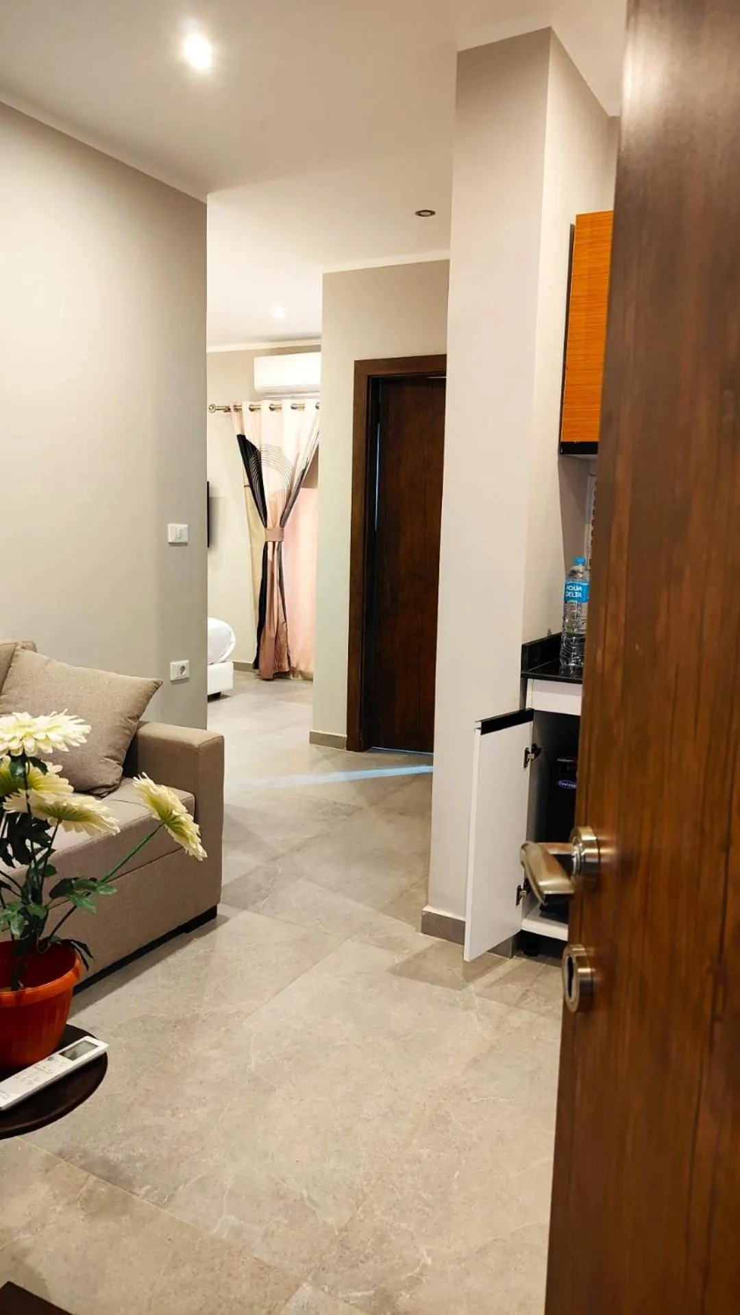 Kitchen or kitchenette, Bed in Magic Beach Hotel Hurghada