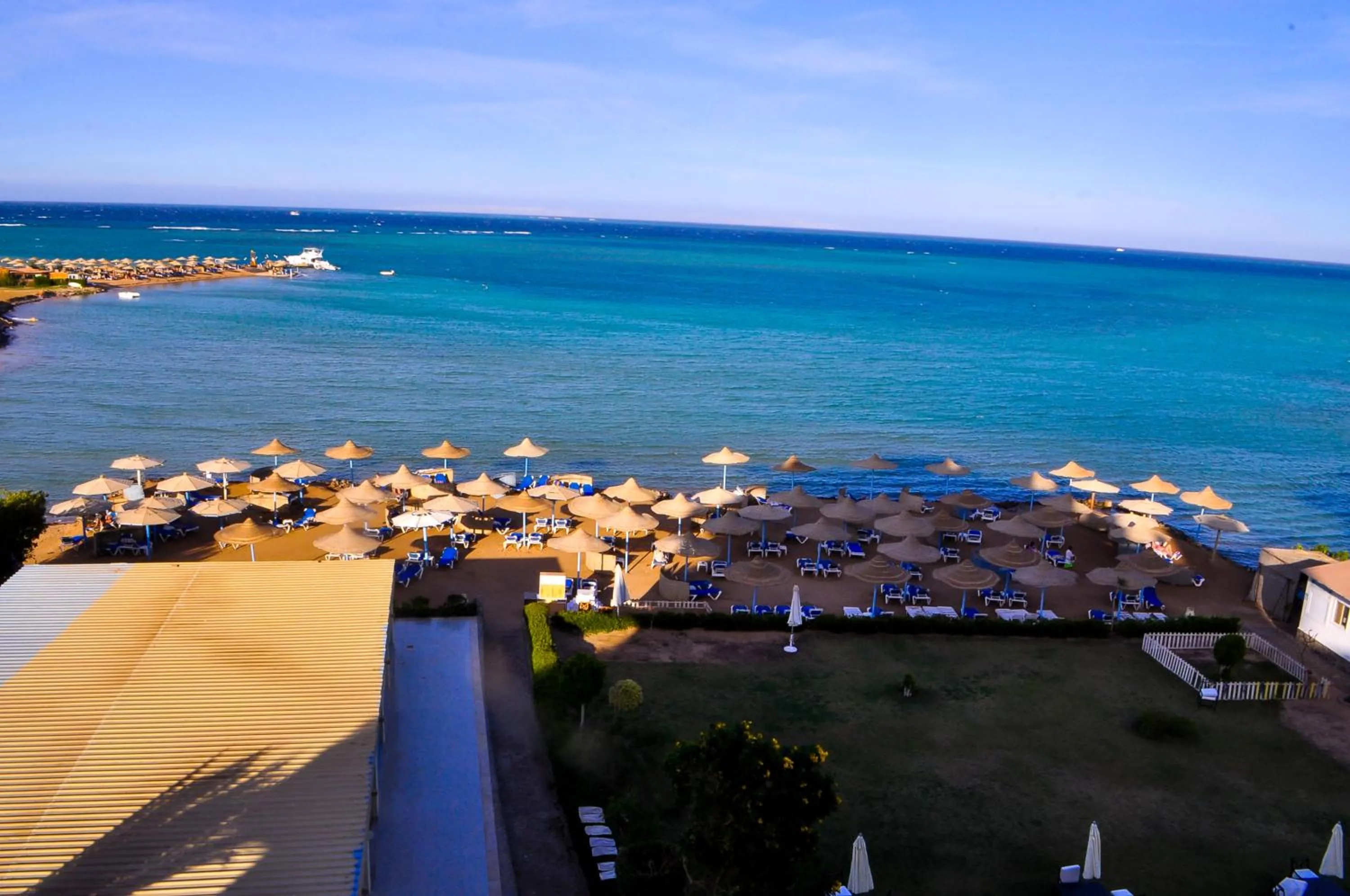 Bird's eye view in Magic Beach Hotel Hurghada