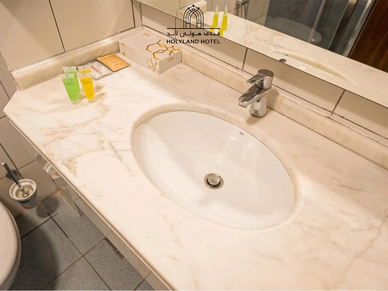 Bathroom in Holyland Hotel Amman