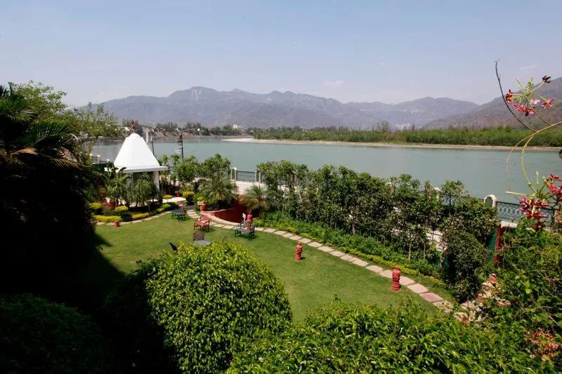 Garden view in GANGA KINARE- A Riverside Boutique Resort, Rishikesh