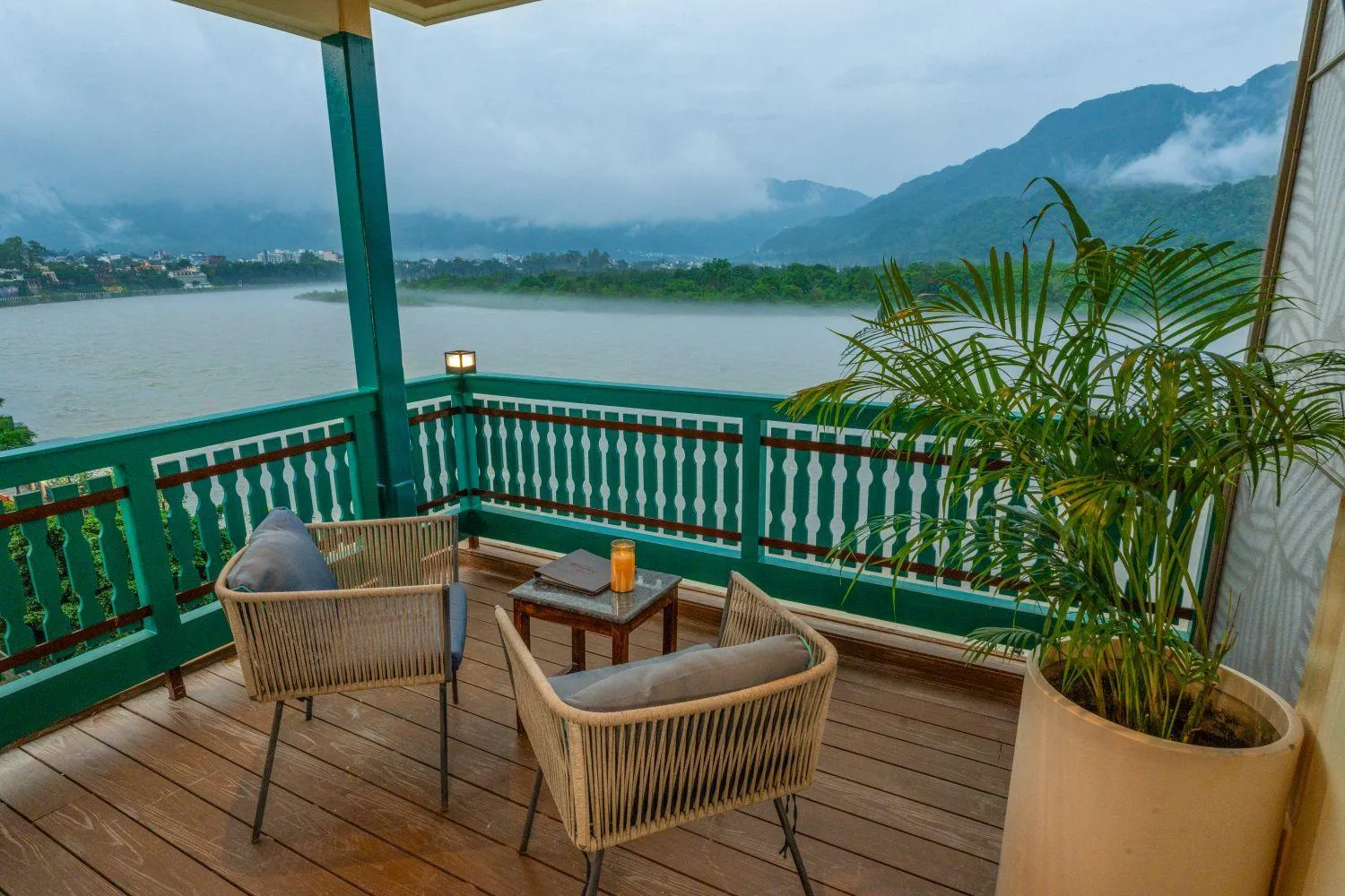 Balcony/Terrace in GANGA KINARE- A Riverside Boutique Resort, Rishikesh