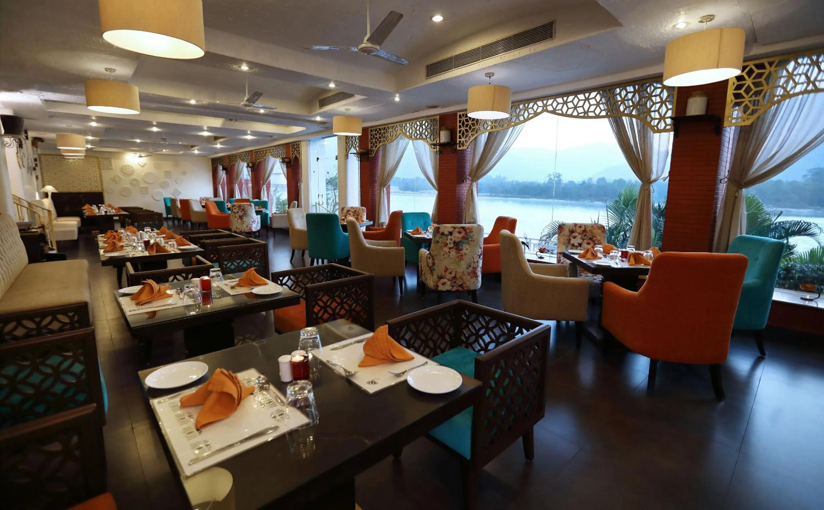Restaurant/places to eat in GANGA KINARE- A Riverside Boutique Resort, Rishikesh